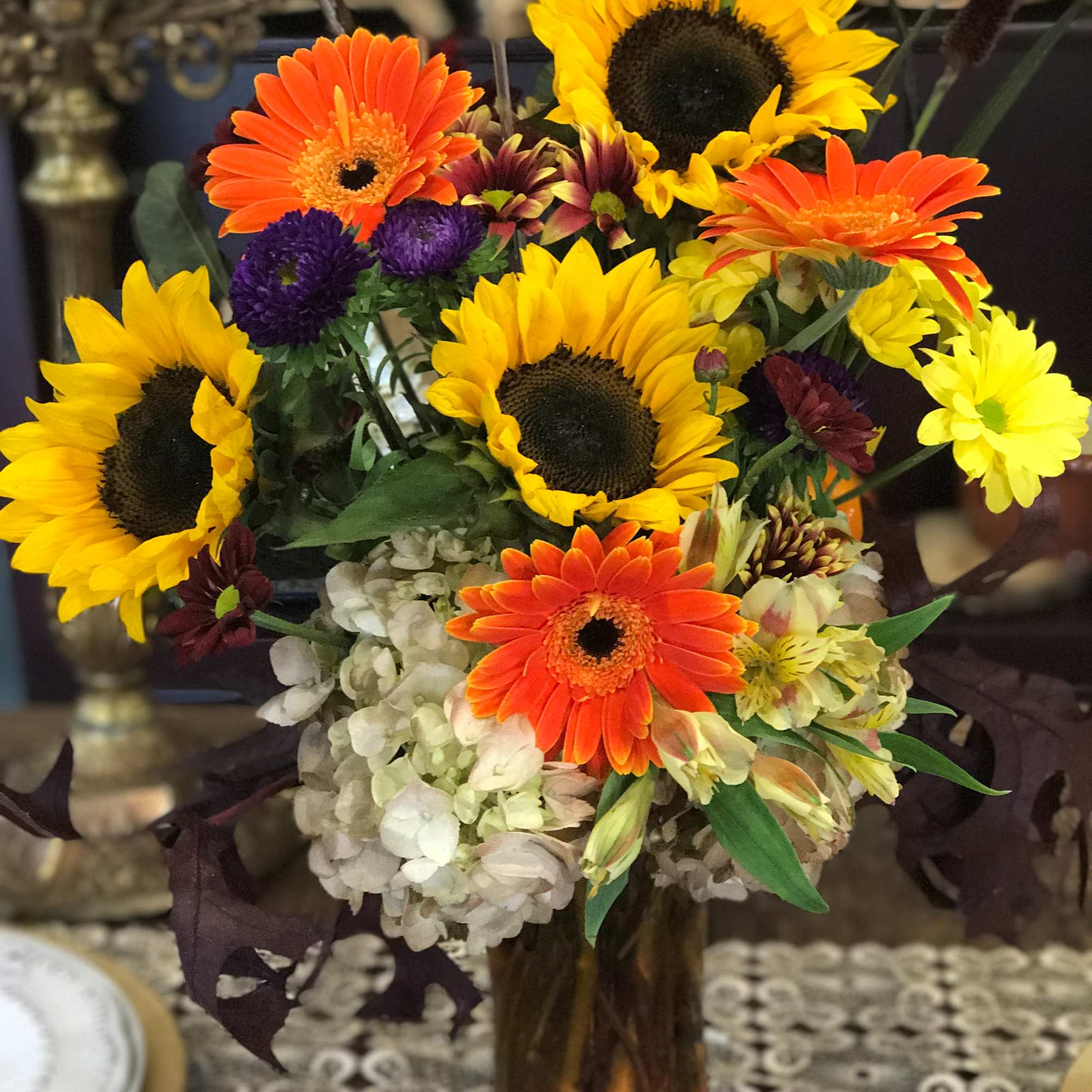 Celebrate the harvest with this fall assortment of colors and flowers with Celebrate the harvest with this fall assortment of colors and flowers with