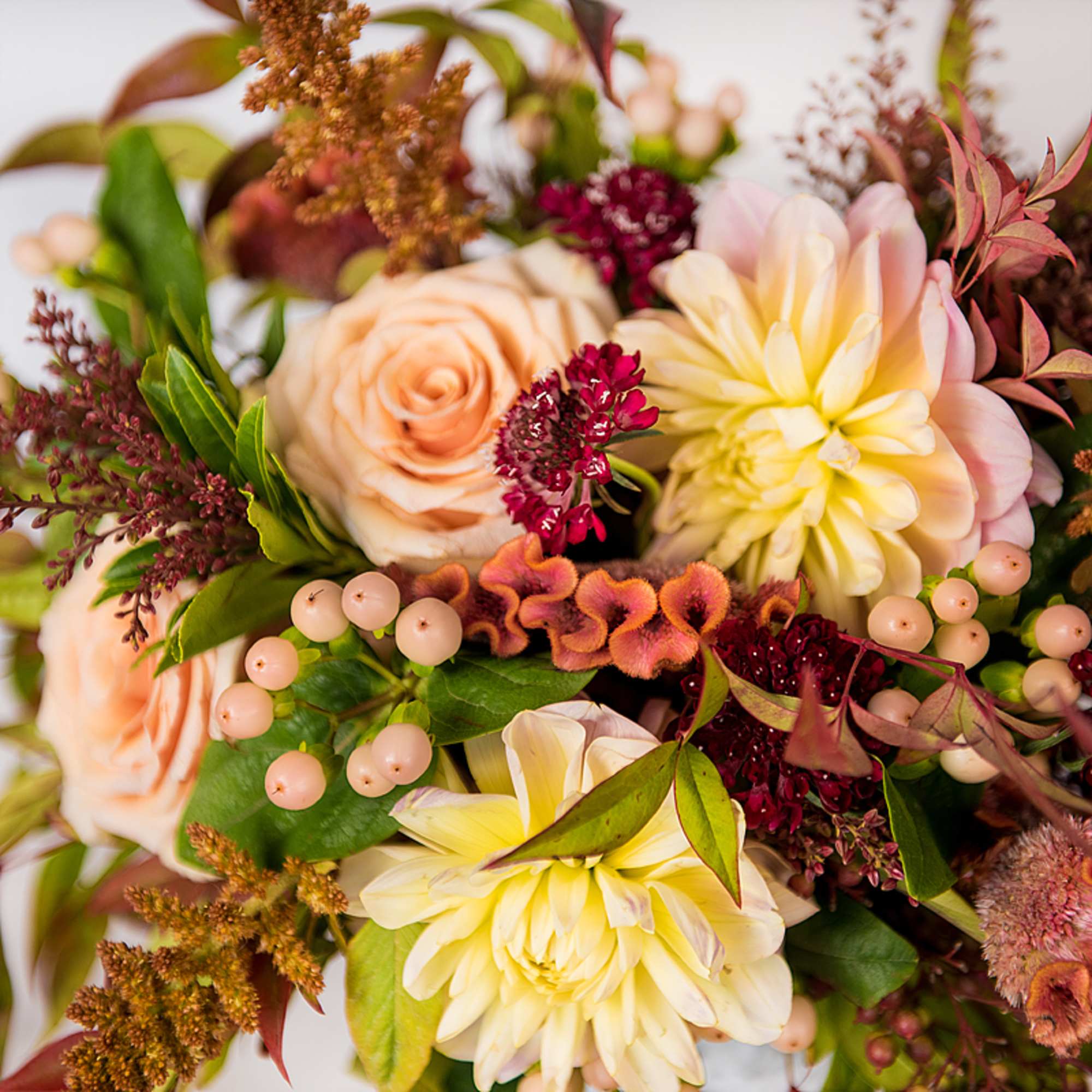 Bring the beauty of fall indoors with Autumn Feels, a lush blend