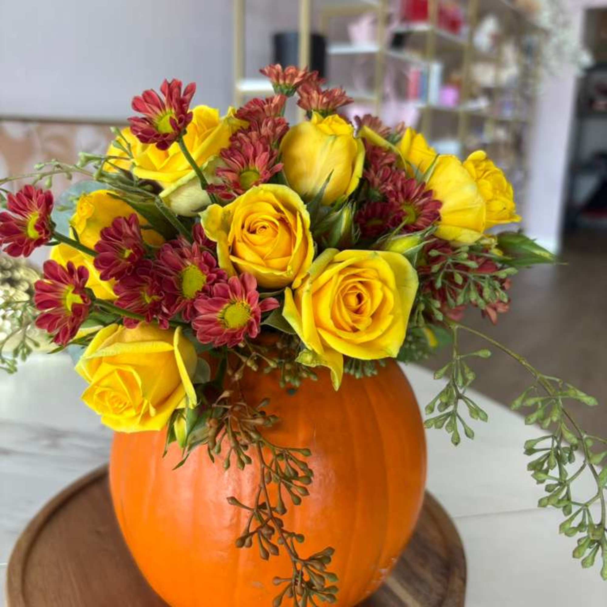 &ldquo;Pumpkin Spice is an arrangement that captures the essence of autumn in