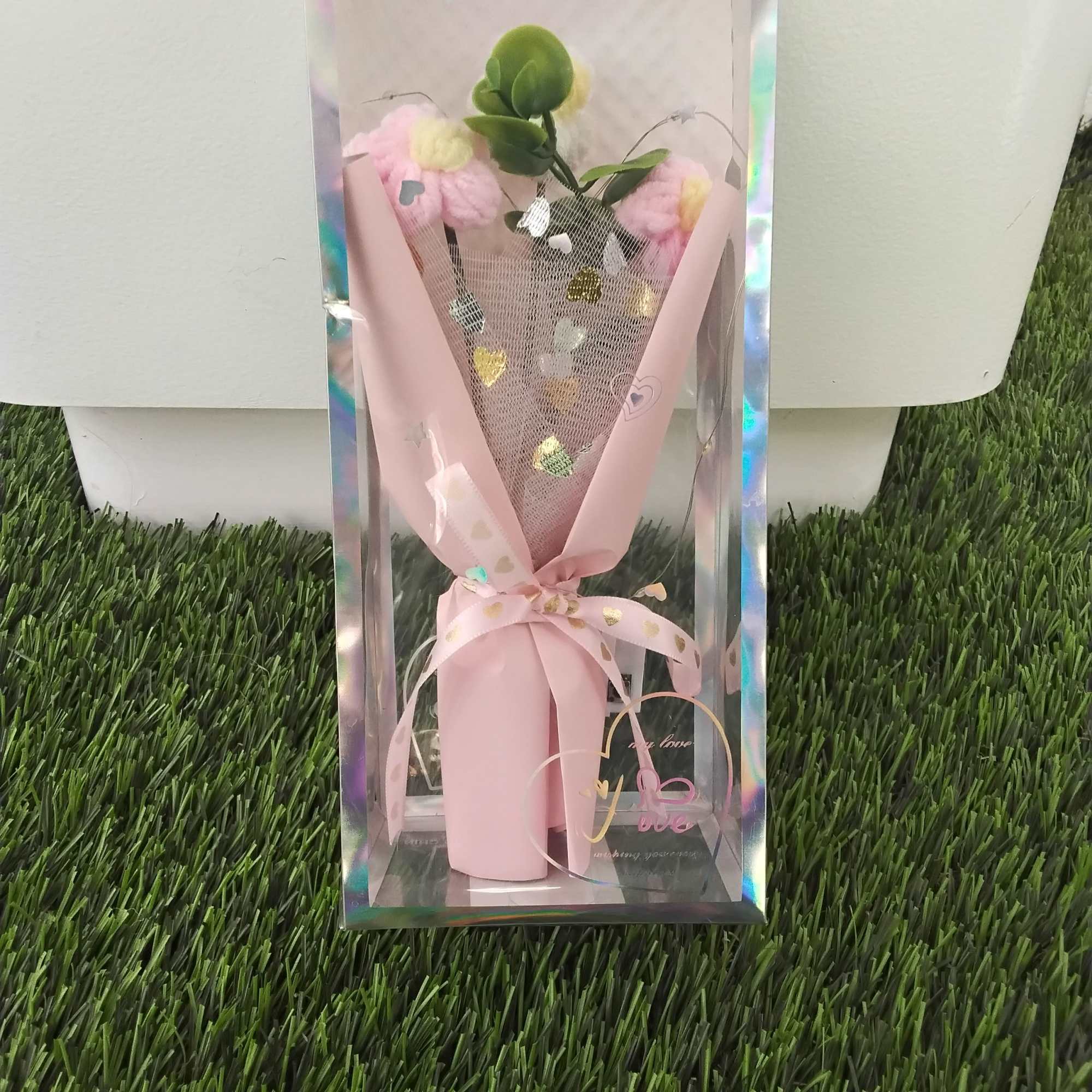 Mix 3 flower crochet box