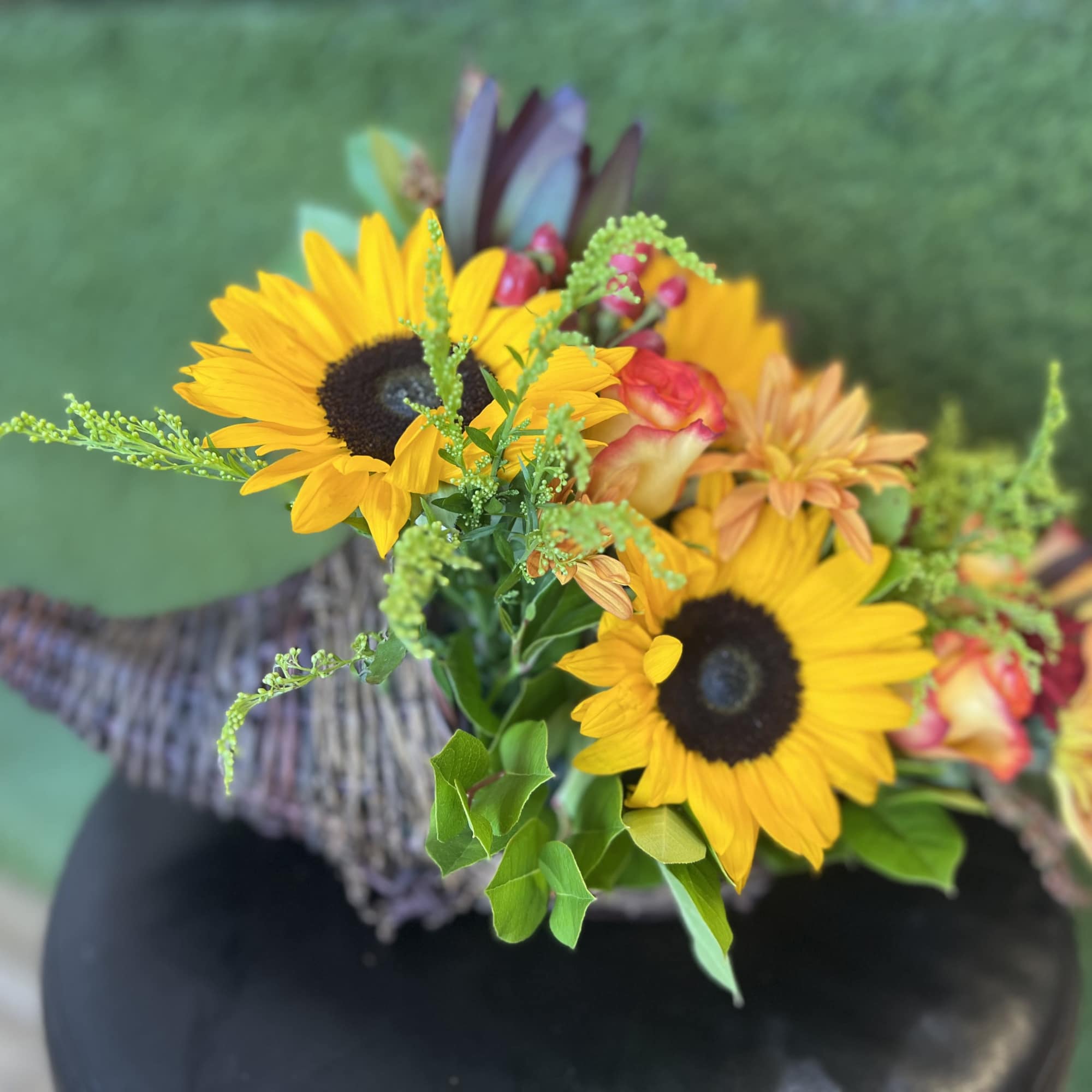 Celebrate the season of Thanksgiving with this traditional symbol of autumnal abundance. Celebrate the season of Thanksgiving with this traditional symbol of autumnal abundance.