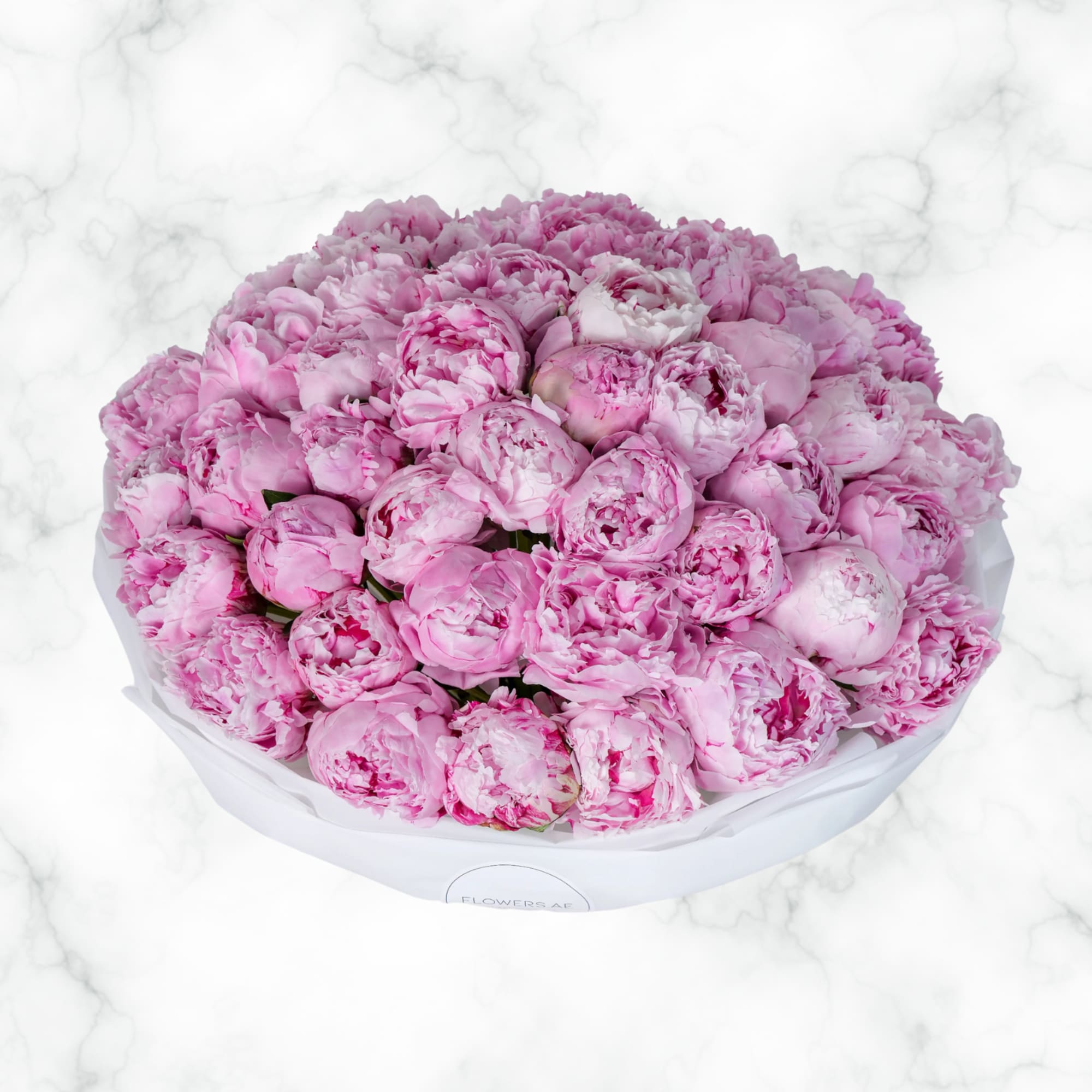 Soft, romantic, and effortlessly elegant, our 50 Peonies Bouquet is the ultimate