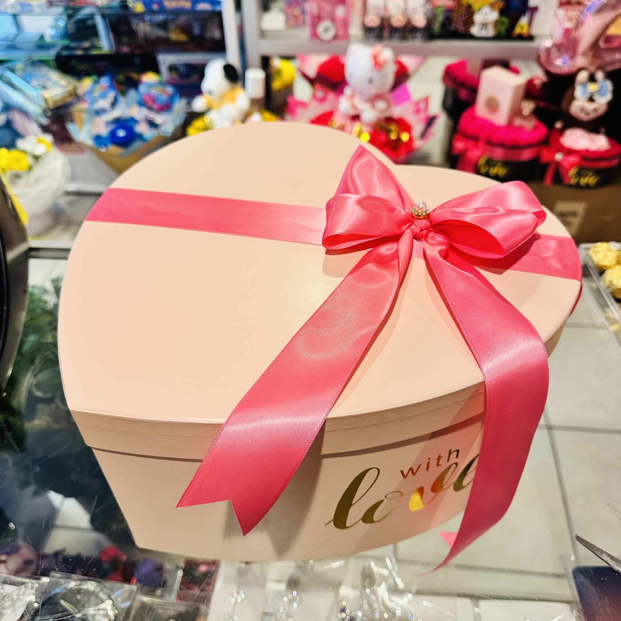 Beautiful Ferrero Rocher chocolate box and chocolate bear with chocolate scent, ideal