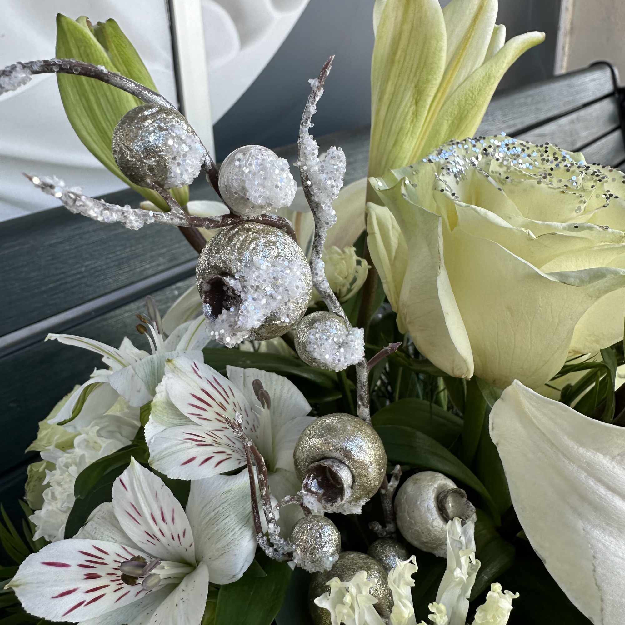 Dreaming of a white Christmas? This seasonal floral design box is your