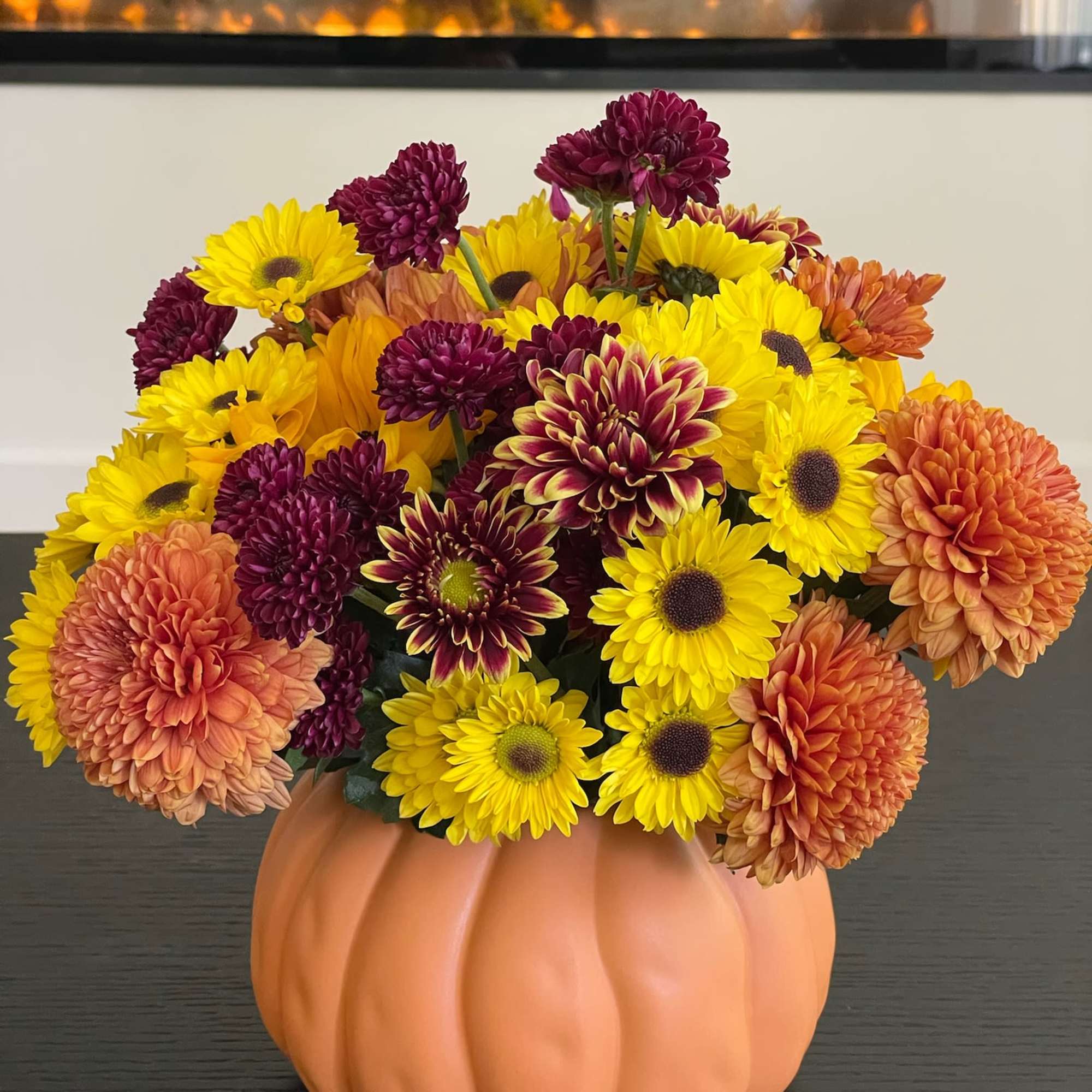 Celebrate the most colorful season with The Jeweled Autumn Bouquet, an absolute