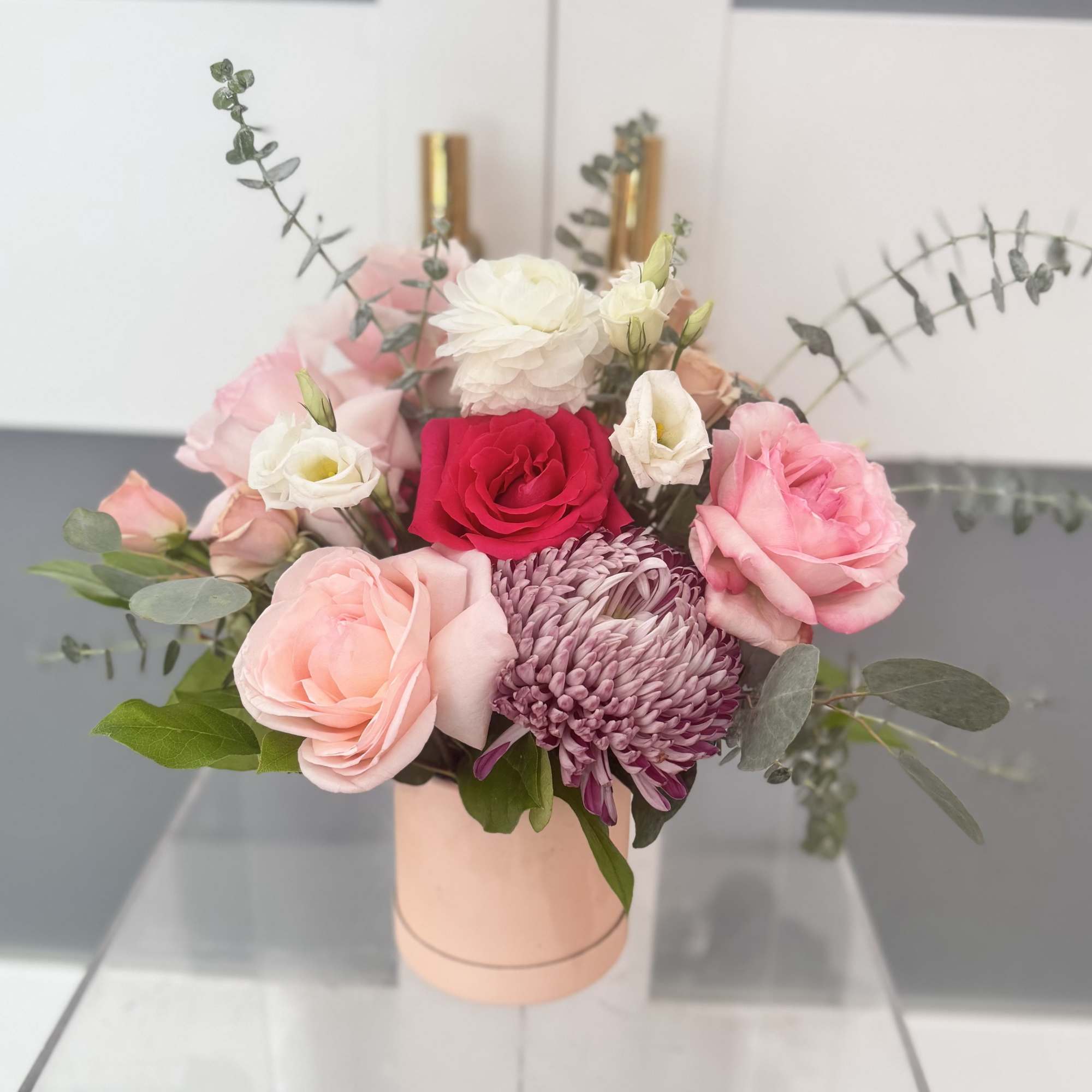 A smaller version our signature floral boxes. The &quot;Petite Floral Box&quot; is