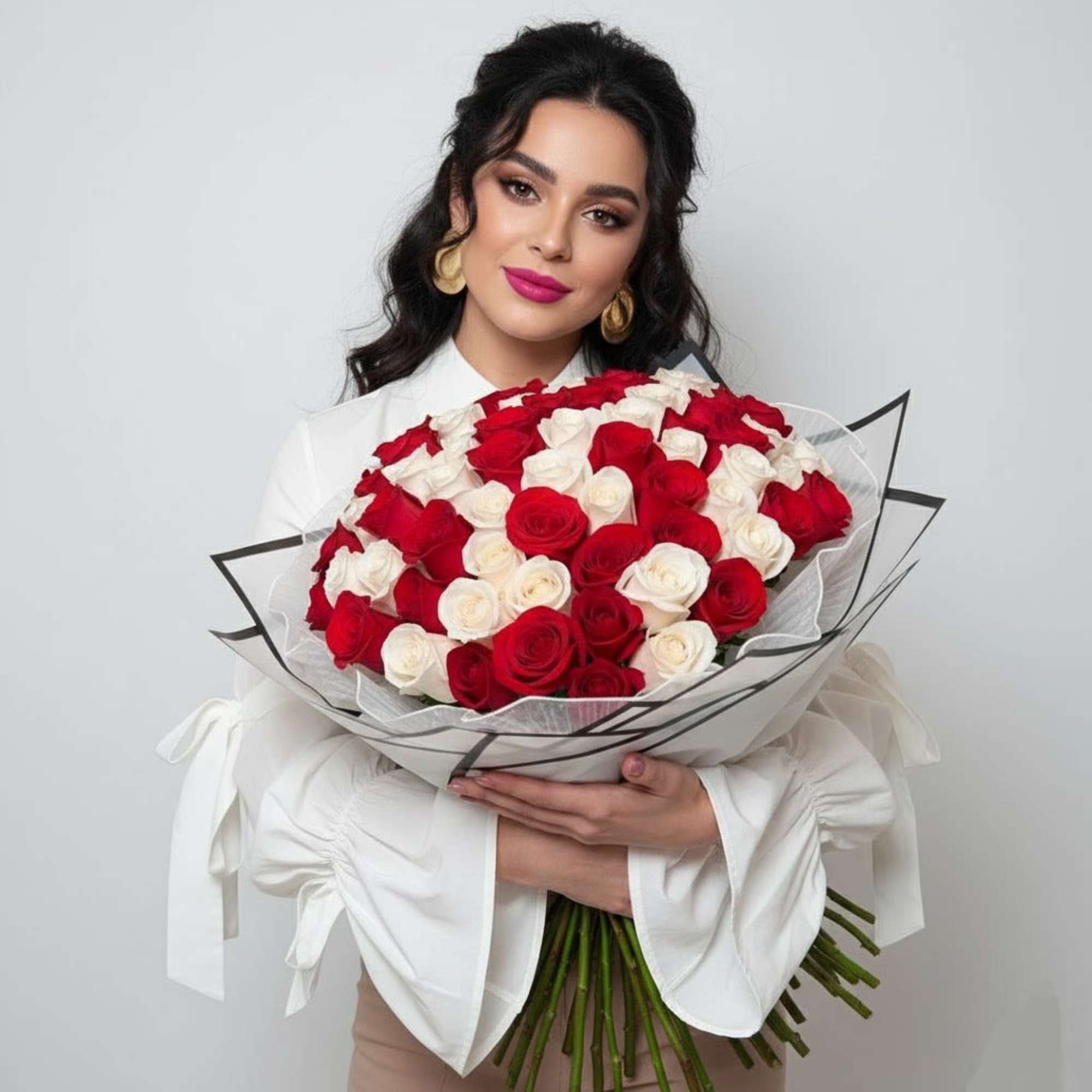 &iexcl;Deslumbra con la elegancia y la exuberancia de nuestro majestuoso ramo buch&oacute;n