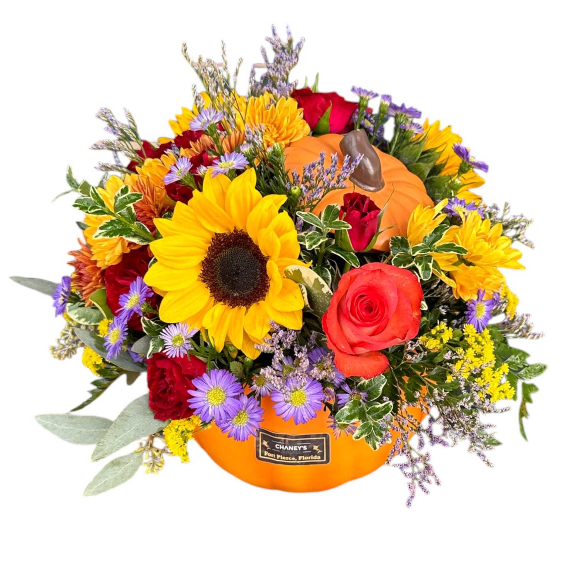 a perfect fall arrangement: Loads of fresh cut flowers mixed in cheerful a perfect fall arrangement: Loads of fresh cut flowers mixed in cheerful