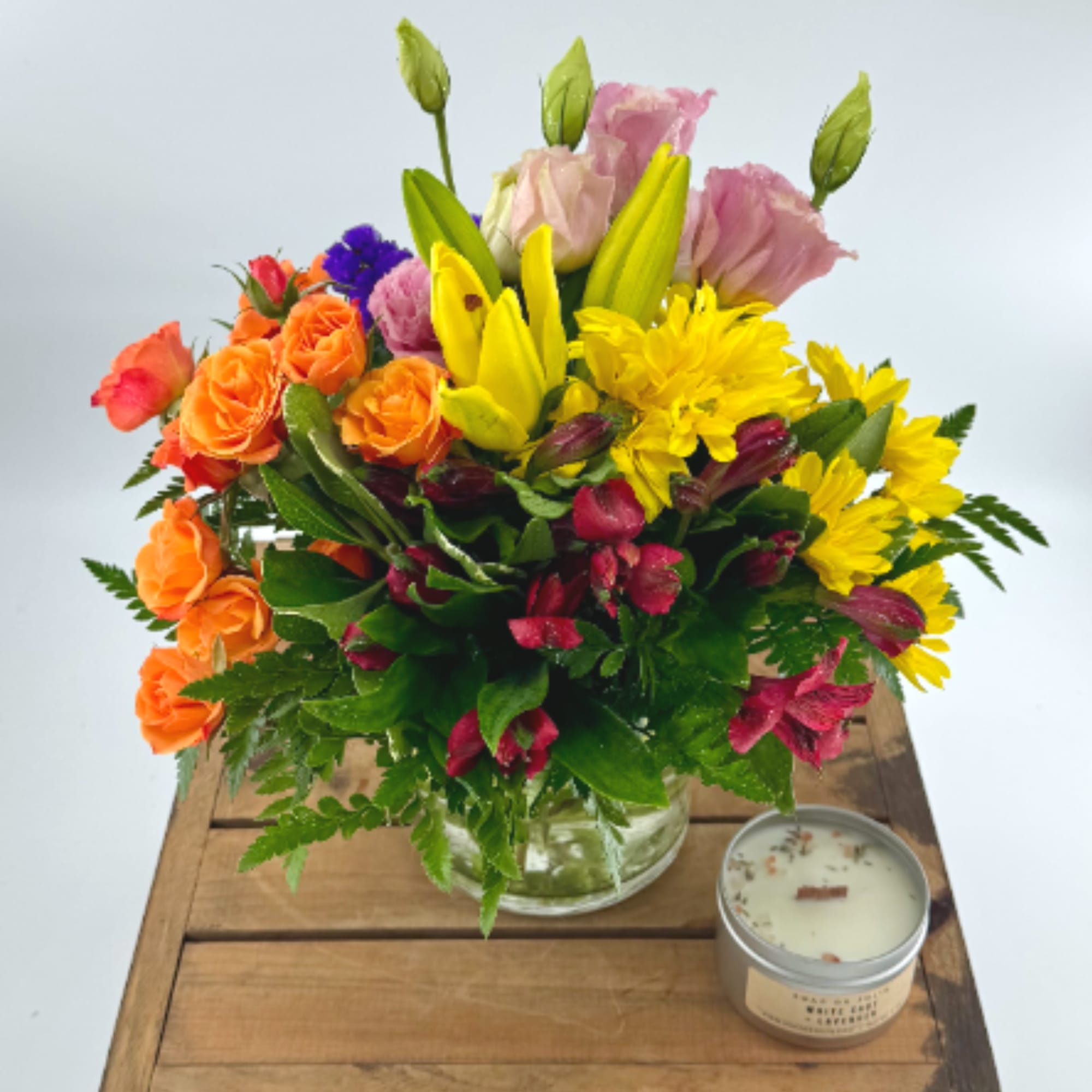 Juicy by BloomNation&trade; packs a color punch! Featuring over 6 different flowers