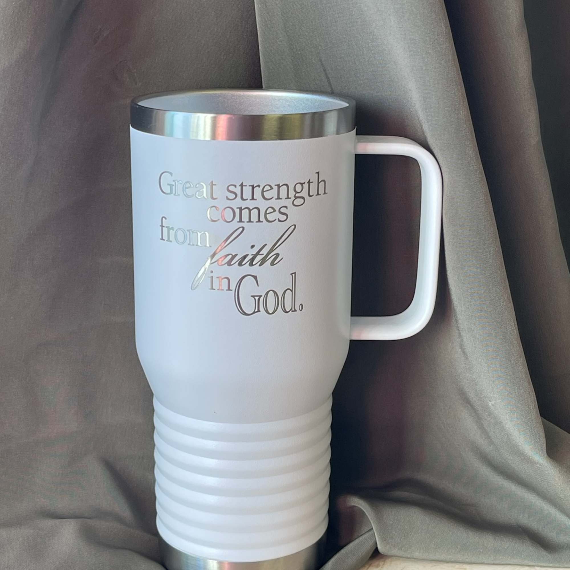 Custom Designed Mug &ndash; Personalized Gift with Optional Fresh Flowers

Looking for a