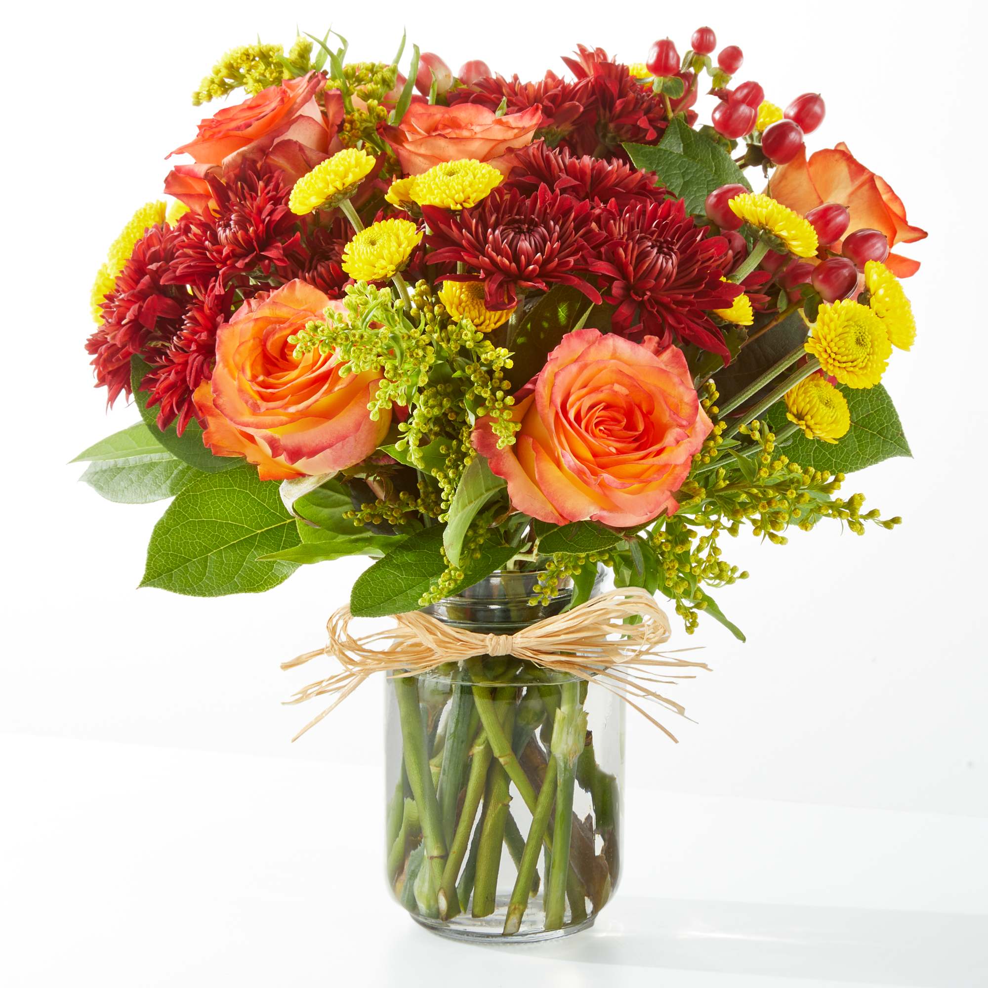 Bring the fall festivities indoors with the Apple Picking Bouquet, a delicious