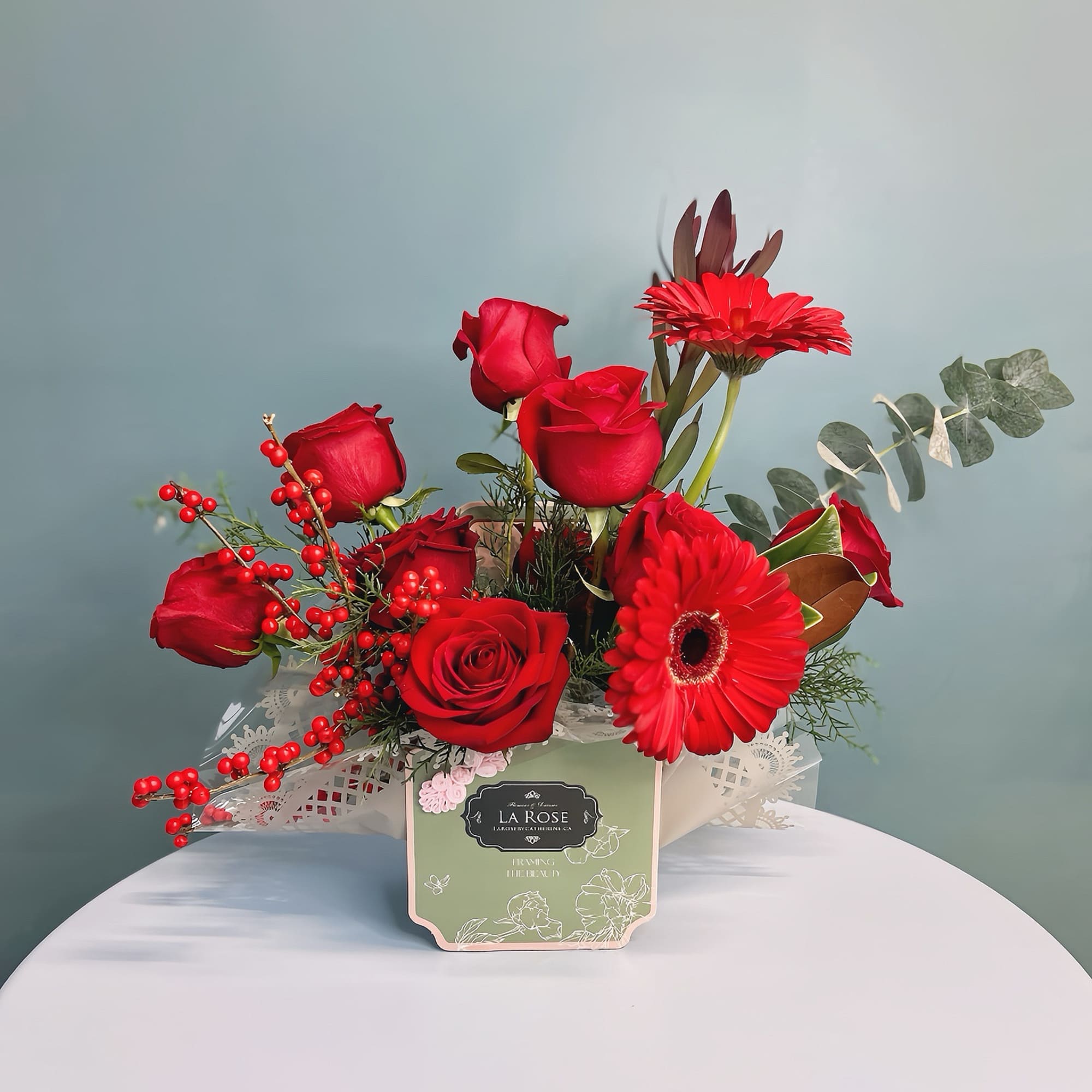 Featuring premium local and imported variety of florals and foliage, beautifully arranged