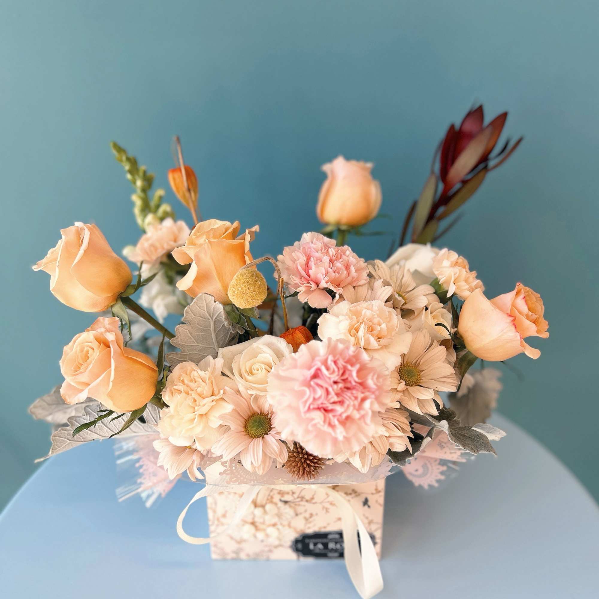 Featuring premium local and imported variety of florals and foliage, beautifully arranged