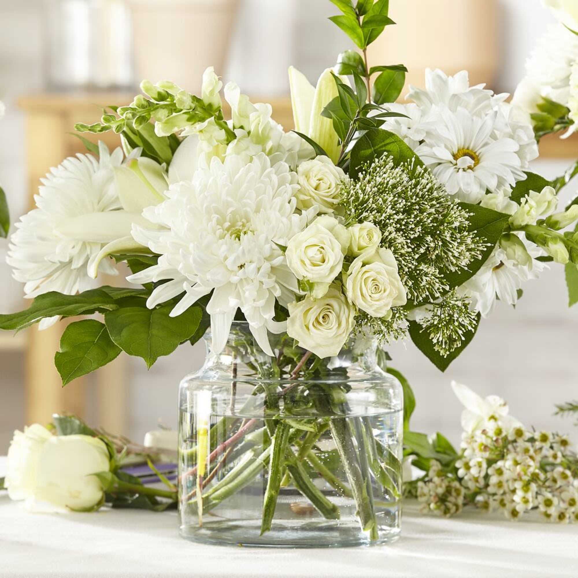 Elevate any occasion with the timeless elegance of the Classic Ivory Flower