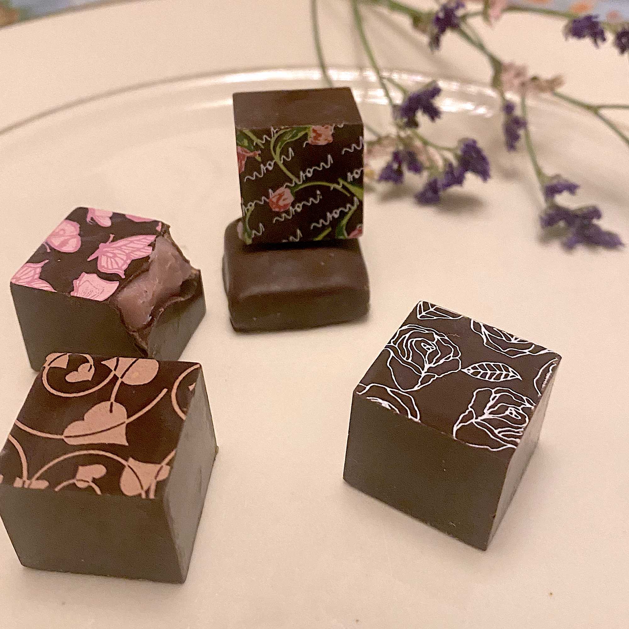 Our chocolate comes from the best chocolate shop in Fairfax City -
