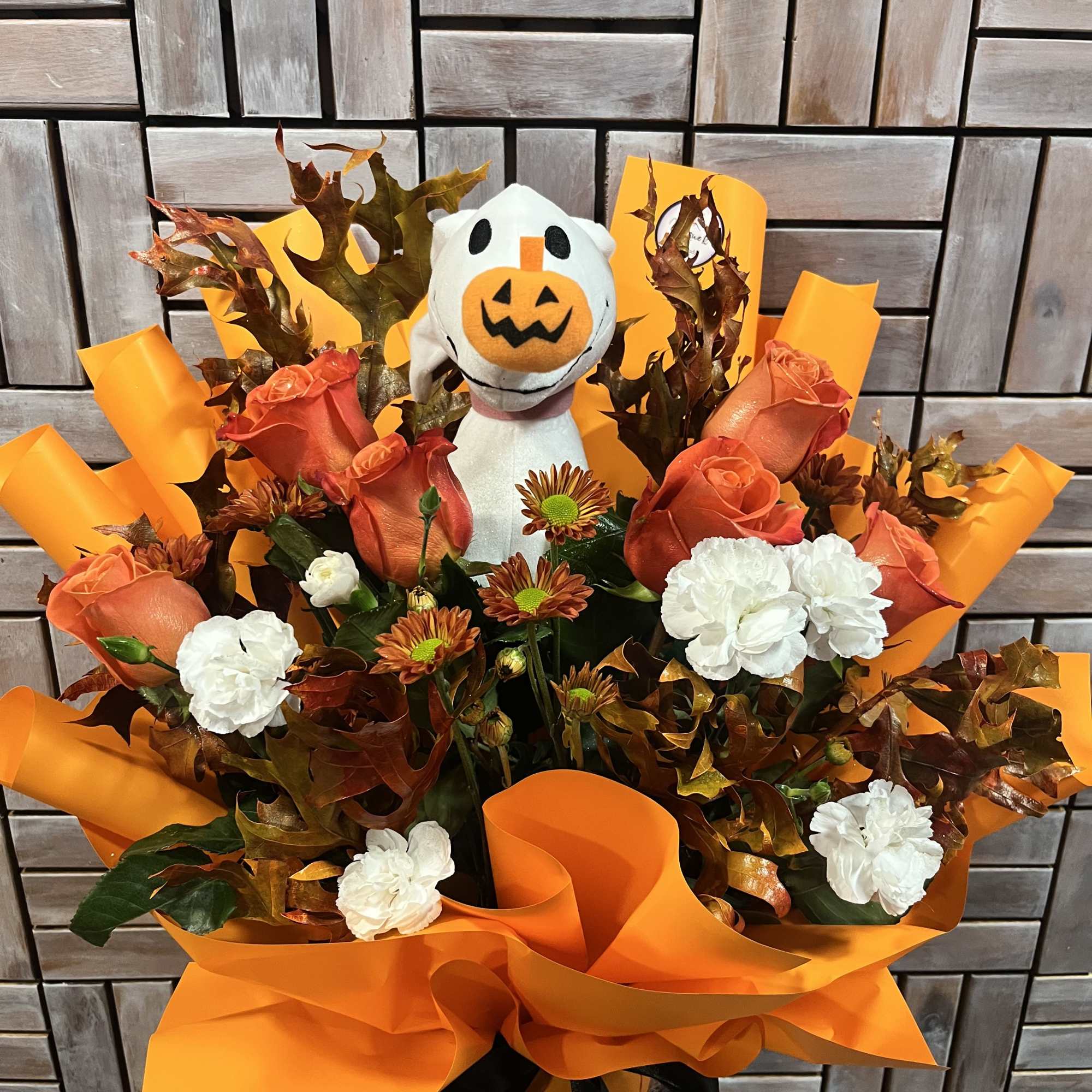 Celebrate spooky season in style with our Halloween-themed designer bouquets &mdash; crafted