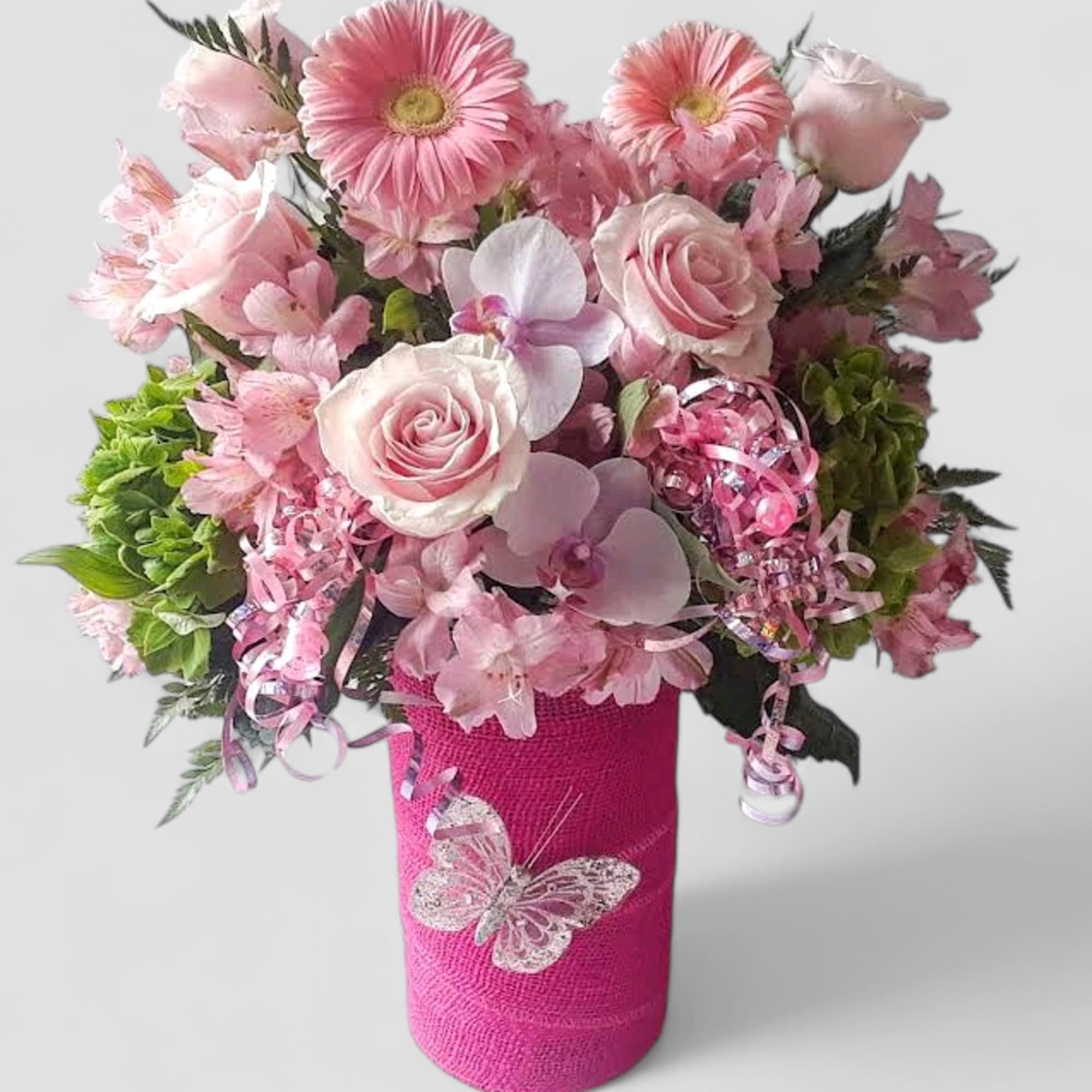 Made unique and different each time from my beautiful pink blossom selection