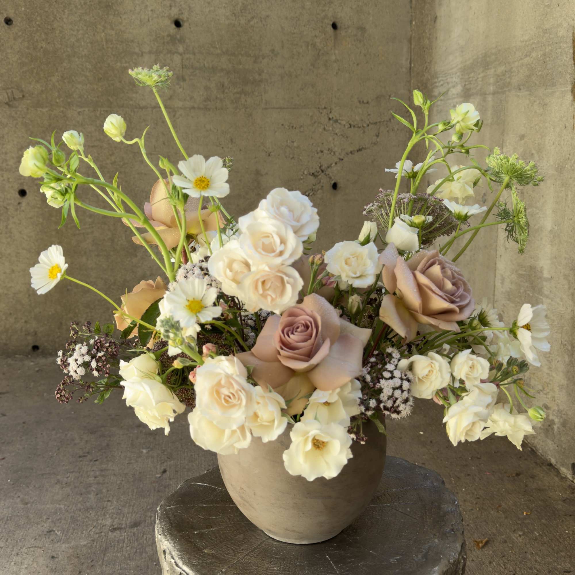 Timeless and graceful, Whispering Elegance showcases a romantic palette of muted taupe