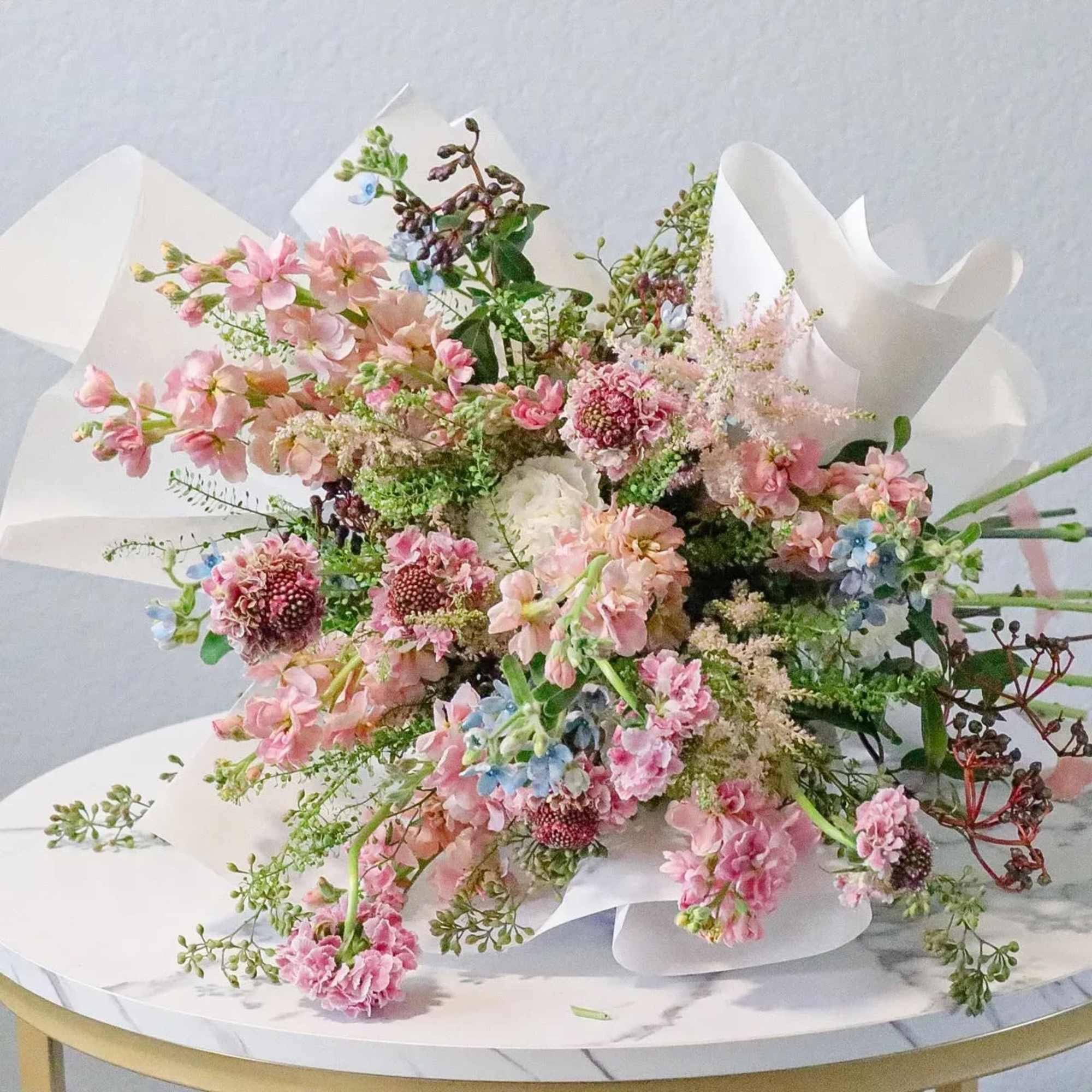 The &quot;  Chlo&eacute;  &quot; is a French style flower arrangement