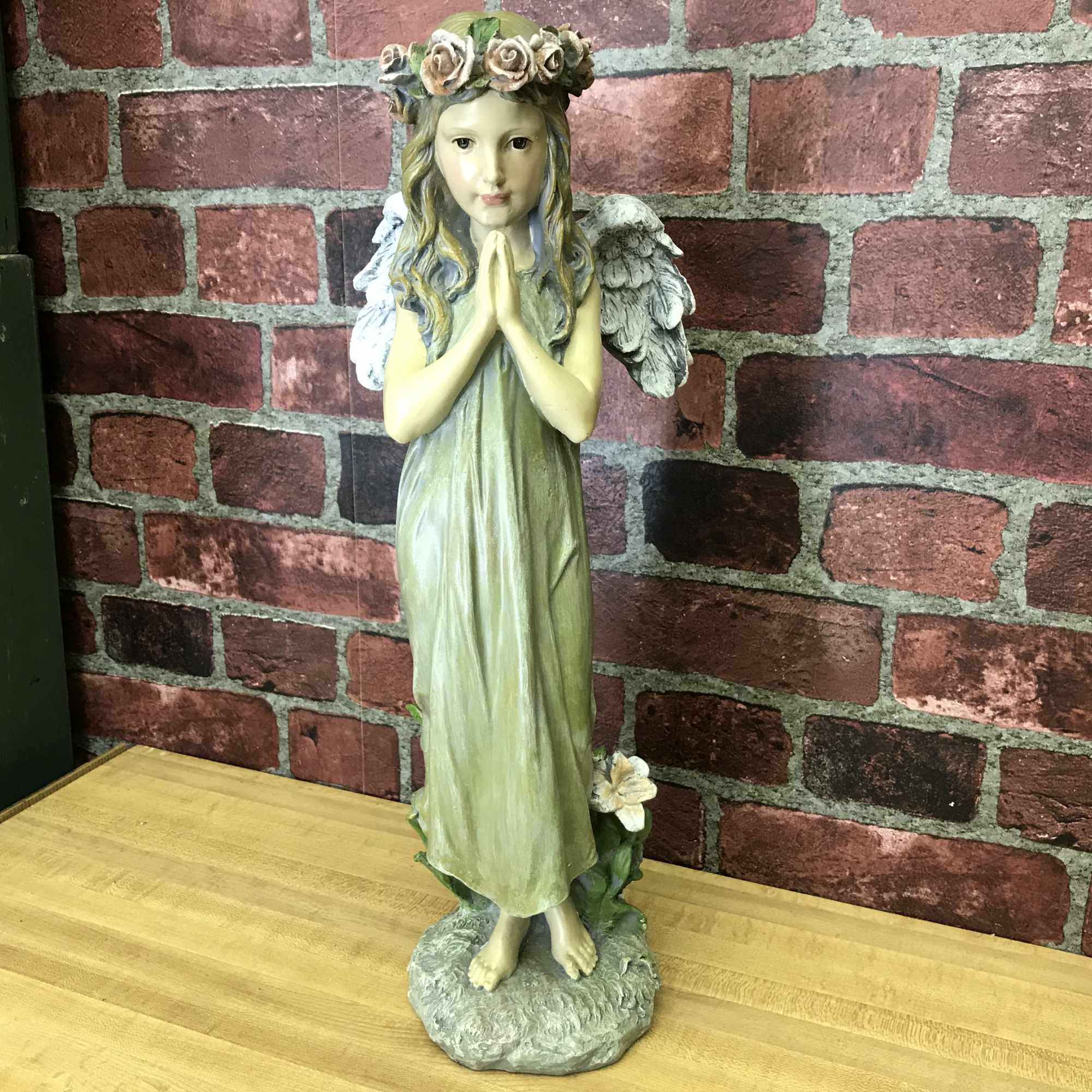 19&quot; tall beautifully detailed resin angel. 