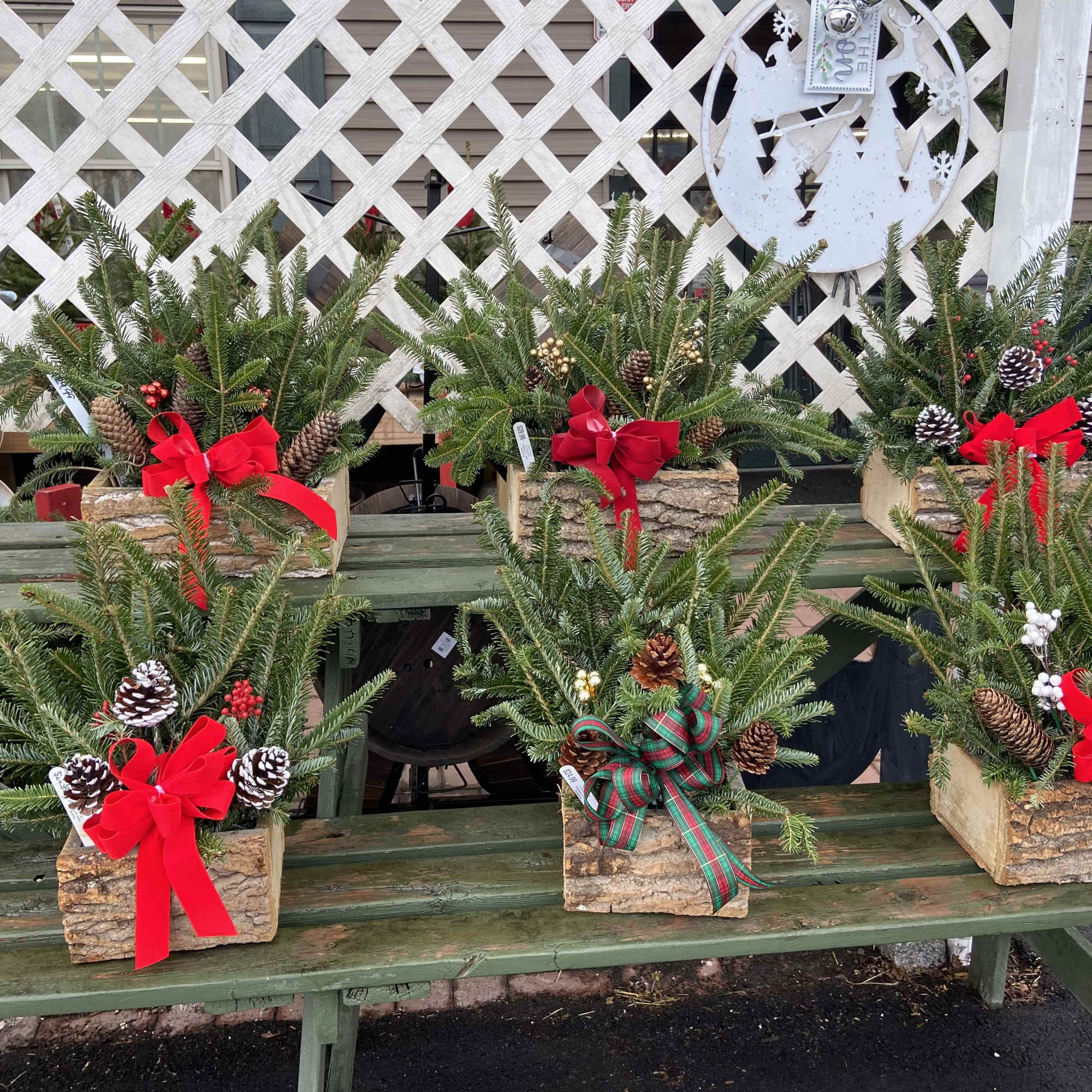 **Pre-Order Now. Available after November 19th.**
This wooden box is filled with fresh-cut