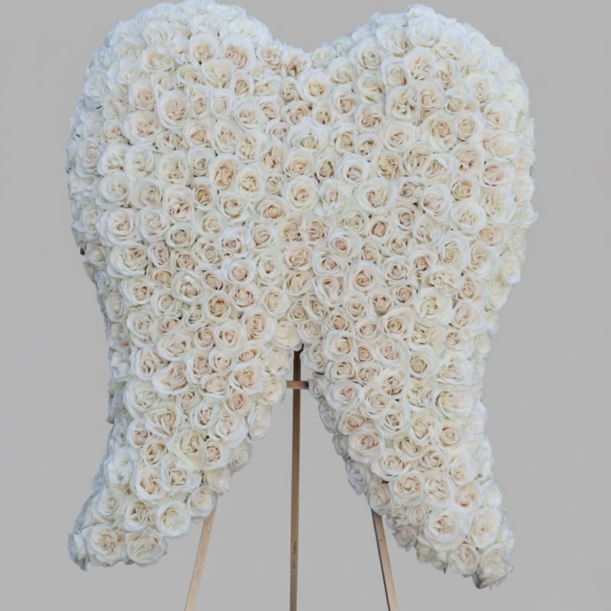 These angel wings in the standard size stand at 3ft x 4ft