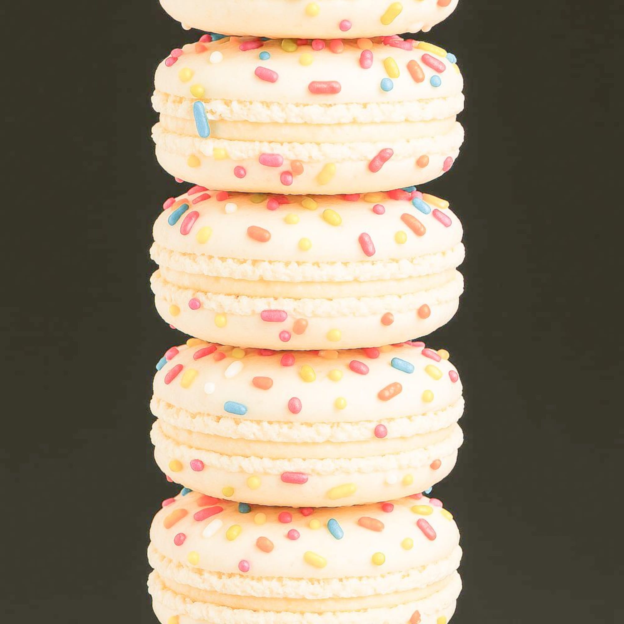 Celebrate sweet moments with our all-natural Birthday Cake Macarons. Made with almond