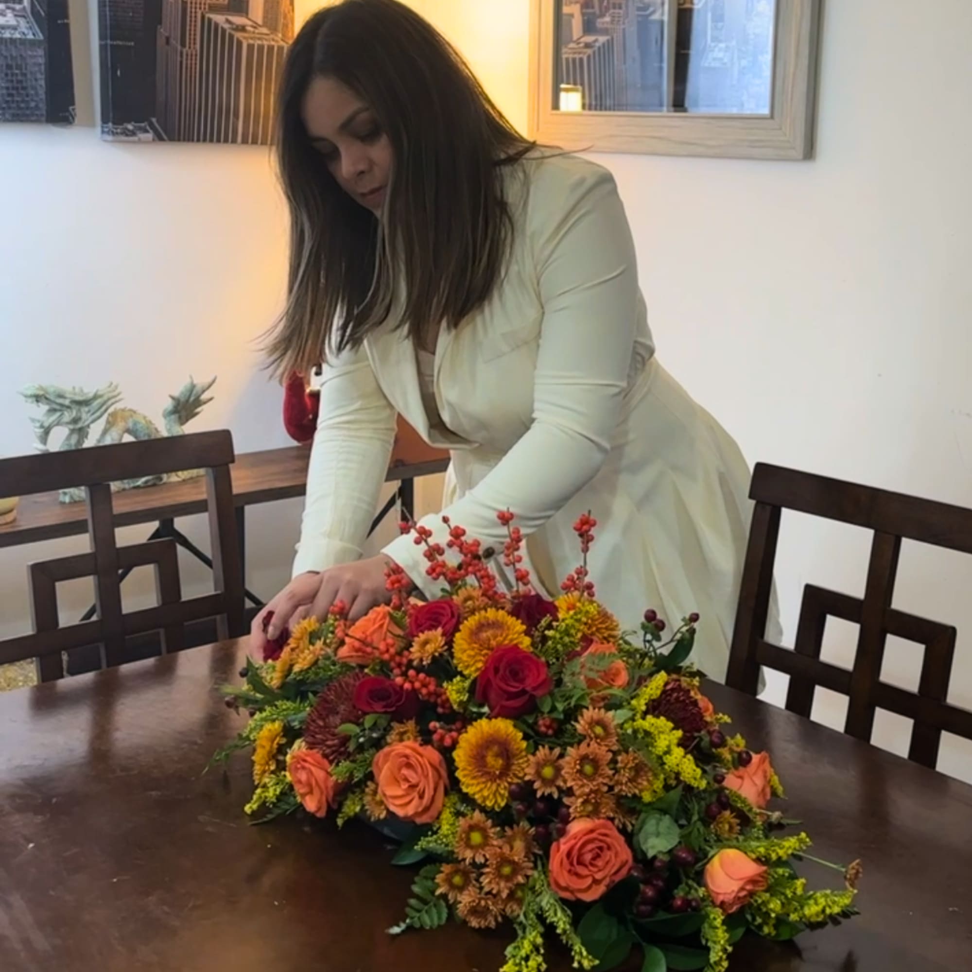 Centro de mesa para Thanksgiving Long Island New York