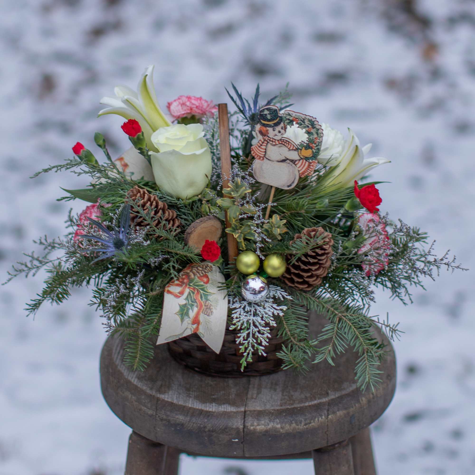 Adorable vintage take on the whimsical winter tales of past.  Winter