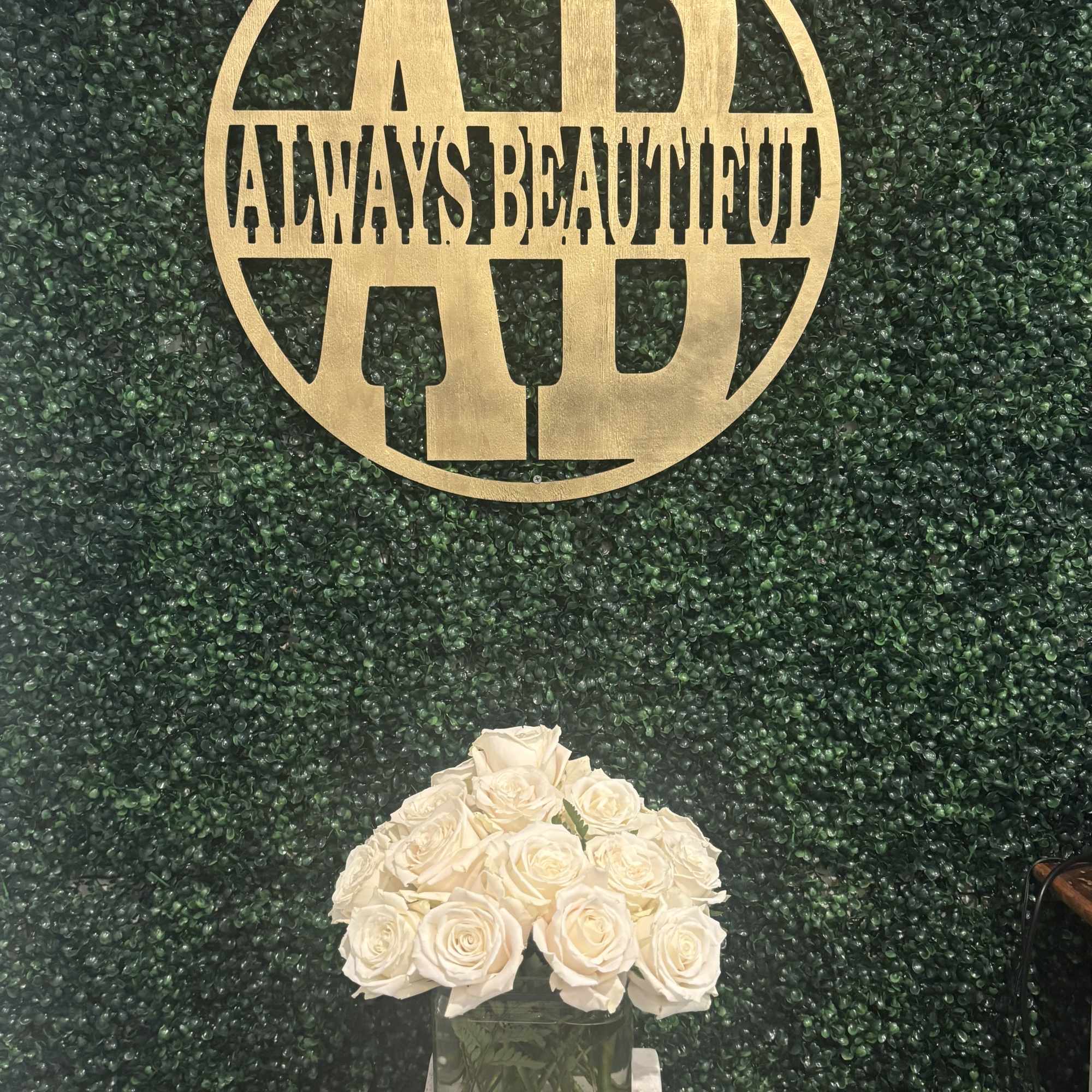 Make a bold statement with this elegantly simple design. White roses symbolize