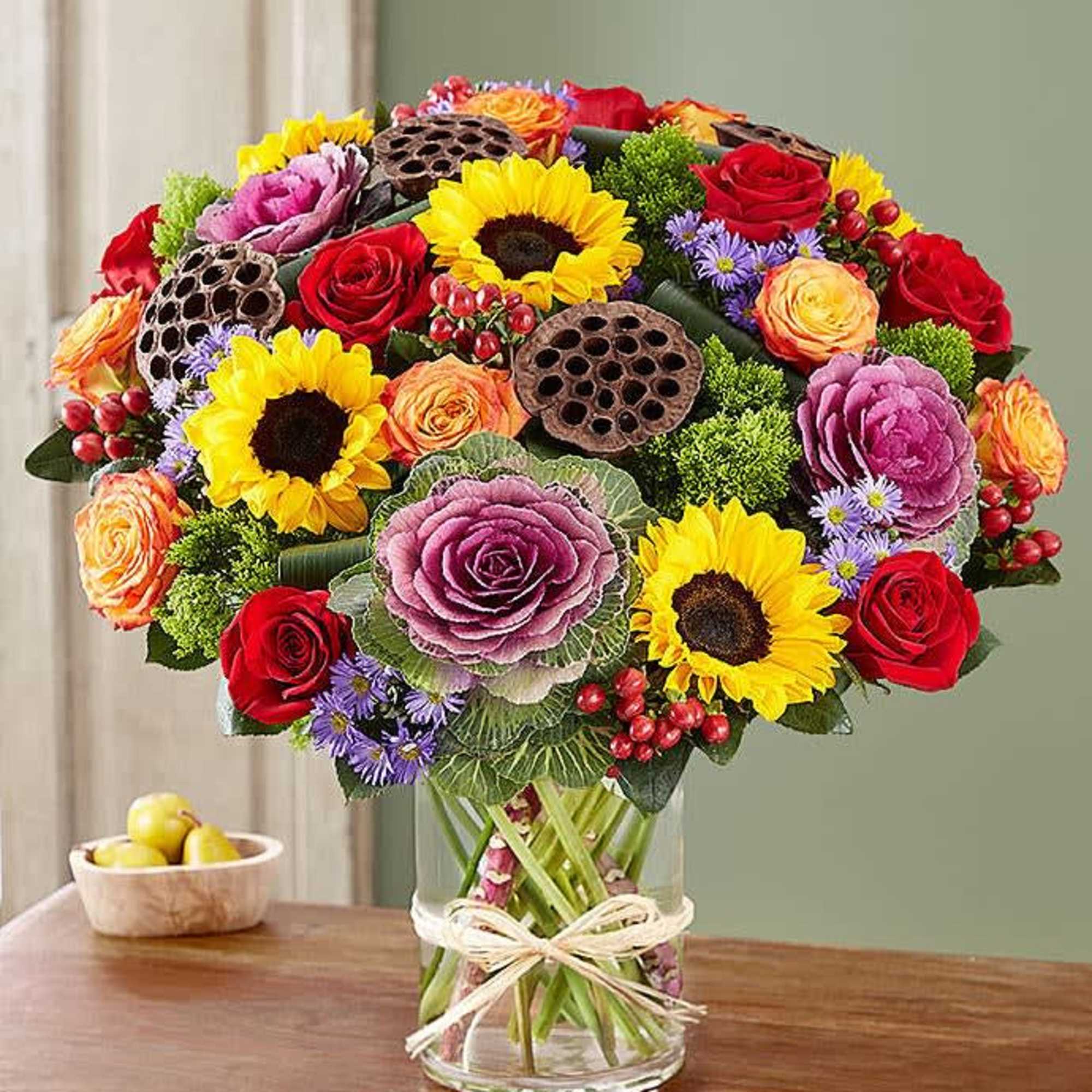  Fall garden is mix of blooms, hand-gathered with unique natural accents