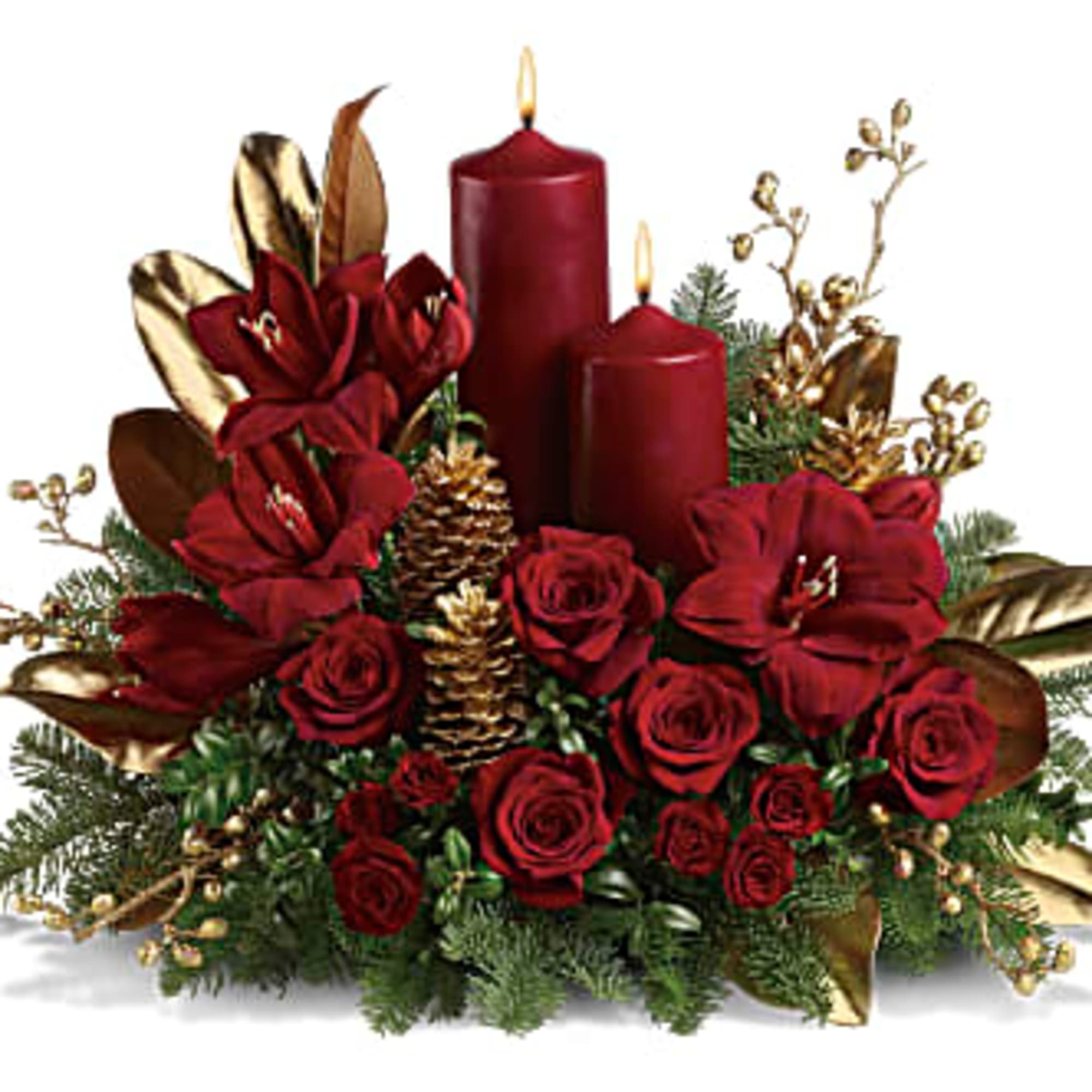 A striking seasonal statement for the dining table, hallway or entryway, this