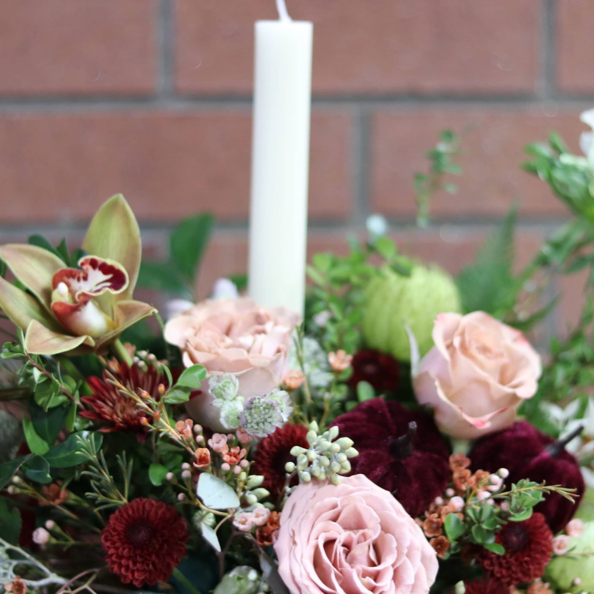 Opulent Harvest Centerpiece 
The Opulent Harvest Centerpiece is a refined celebration of