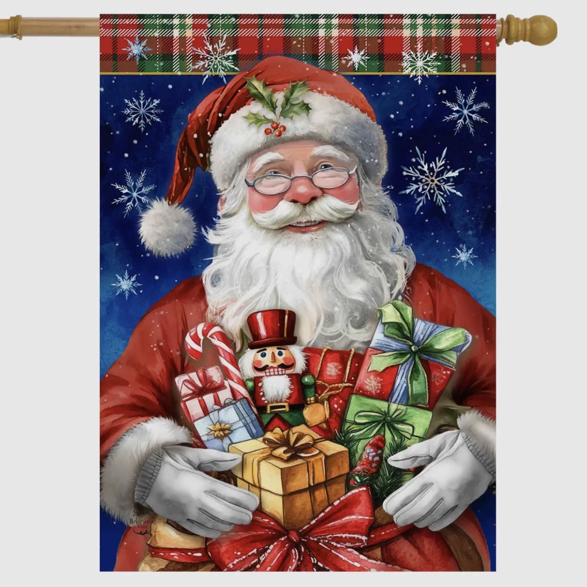 Measures 40&quot; &times; 28&quot;. Add a colorful, welcoming touch of the season