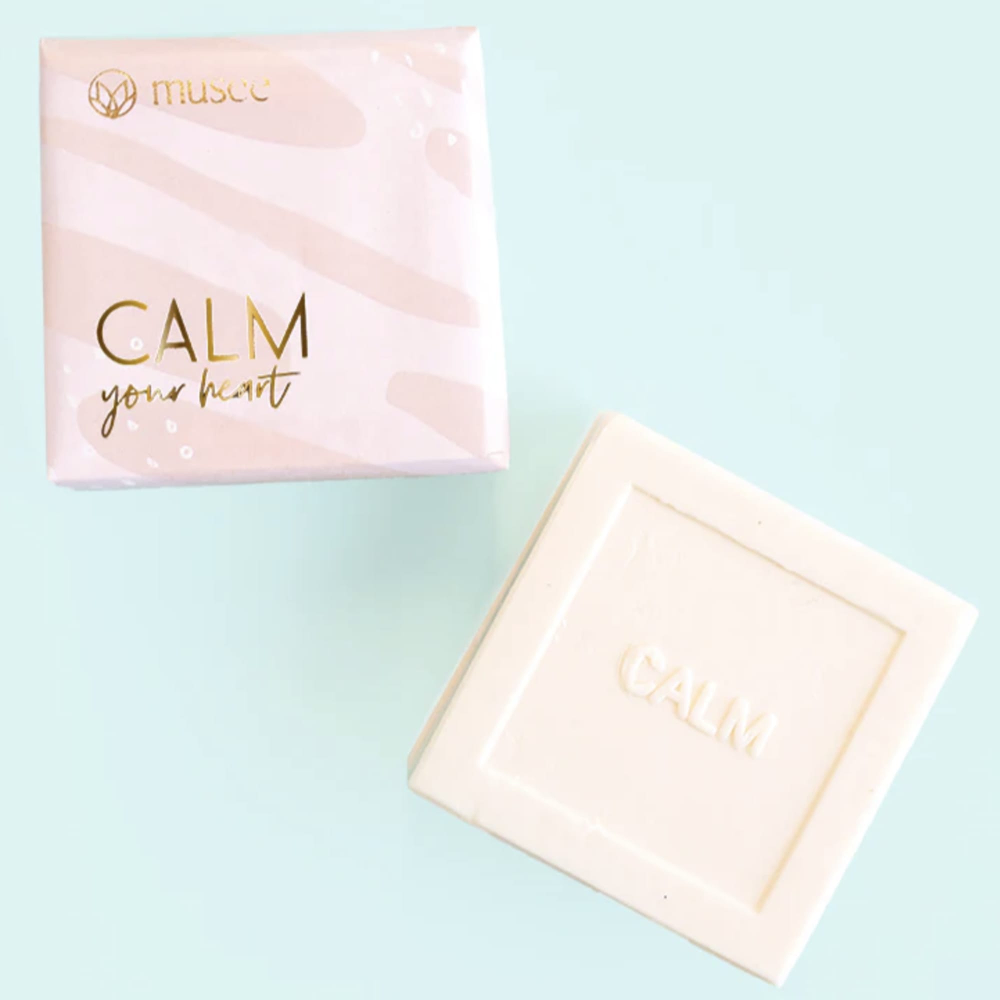 Musee Calm your Heart Bar Soap | Lilac &amp; Fresh Herbs

Quiet and