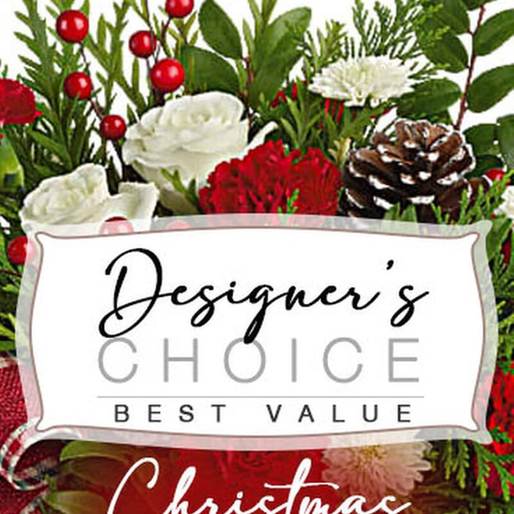 Designer&rsquo;s Choice Christmas Arrangement

Add a touch of magic to your Christmas celebrations