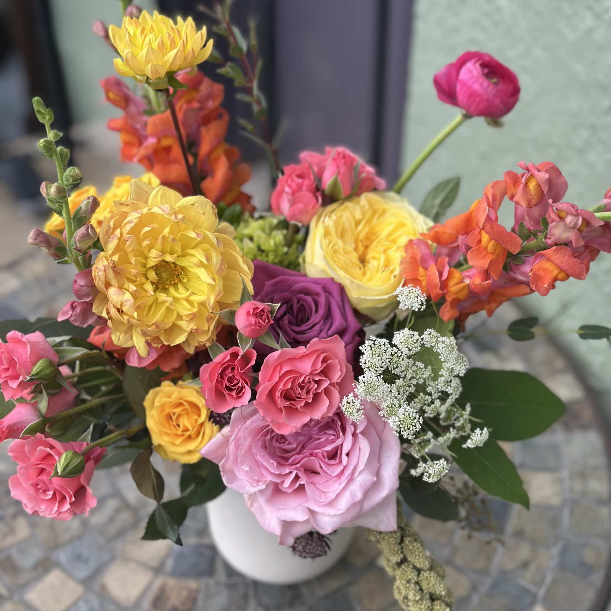 A vibrant and joyful burst of color designed to uplift any space