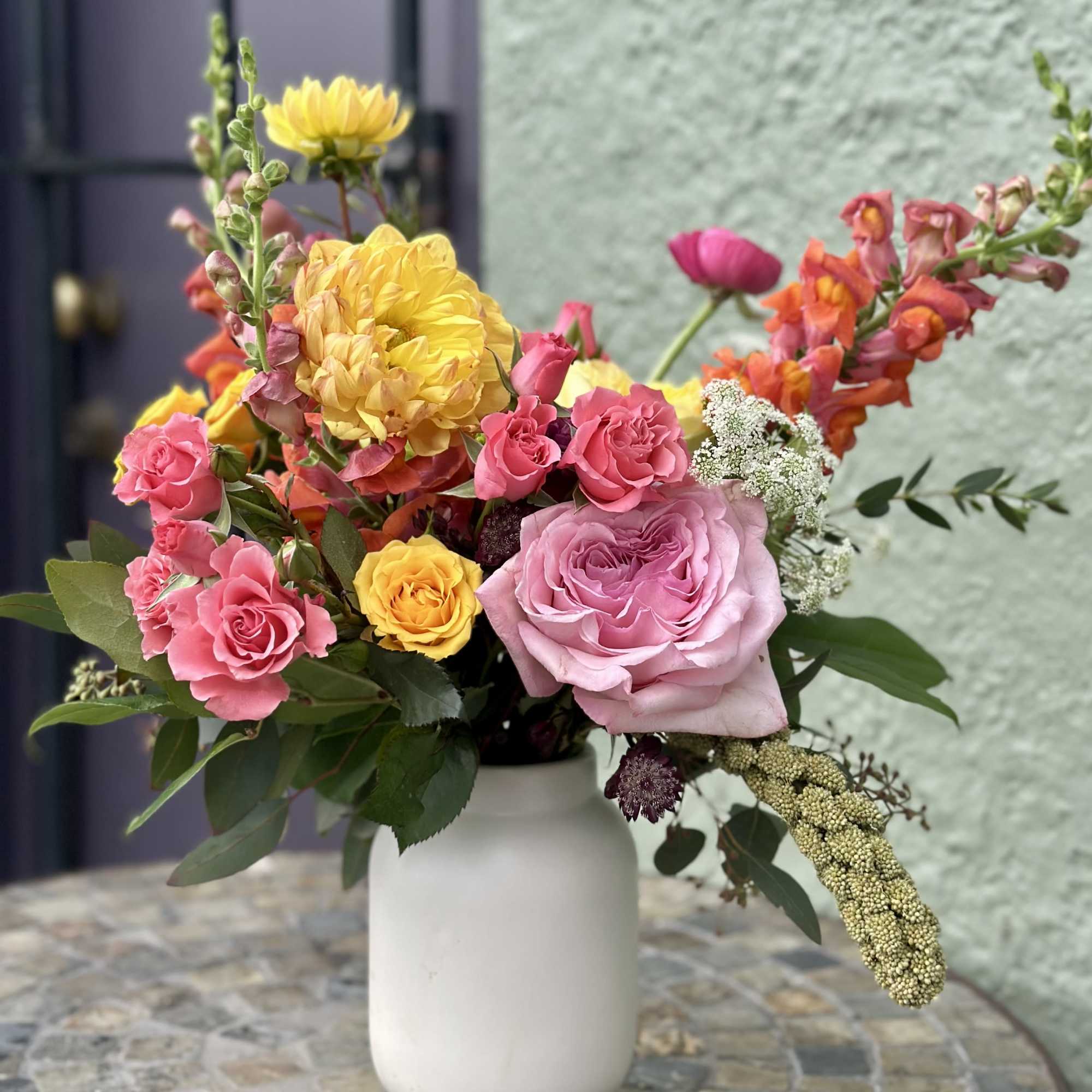 A vibrant and joyful burst of color designed to uplift any space