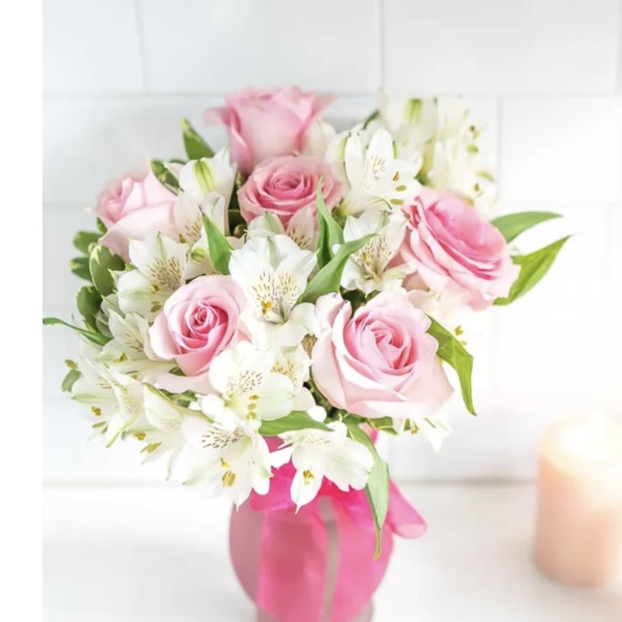 Add a touch of pink to her day with this Pink and