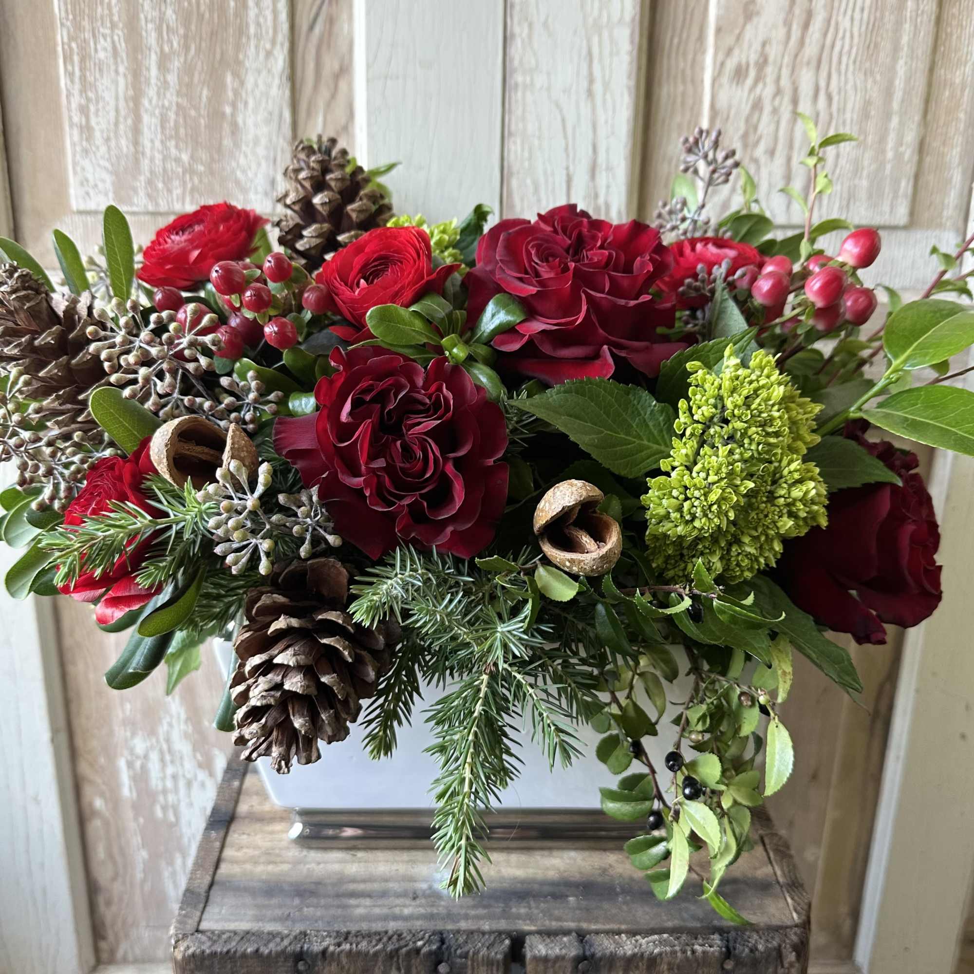 Want to spread holiday cheer? Our Holiday Express arrangement is filled with