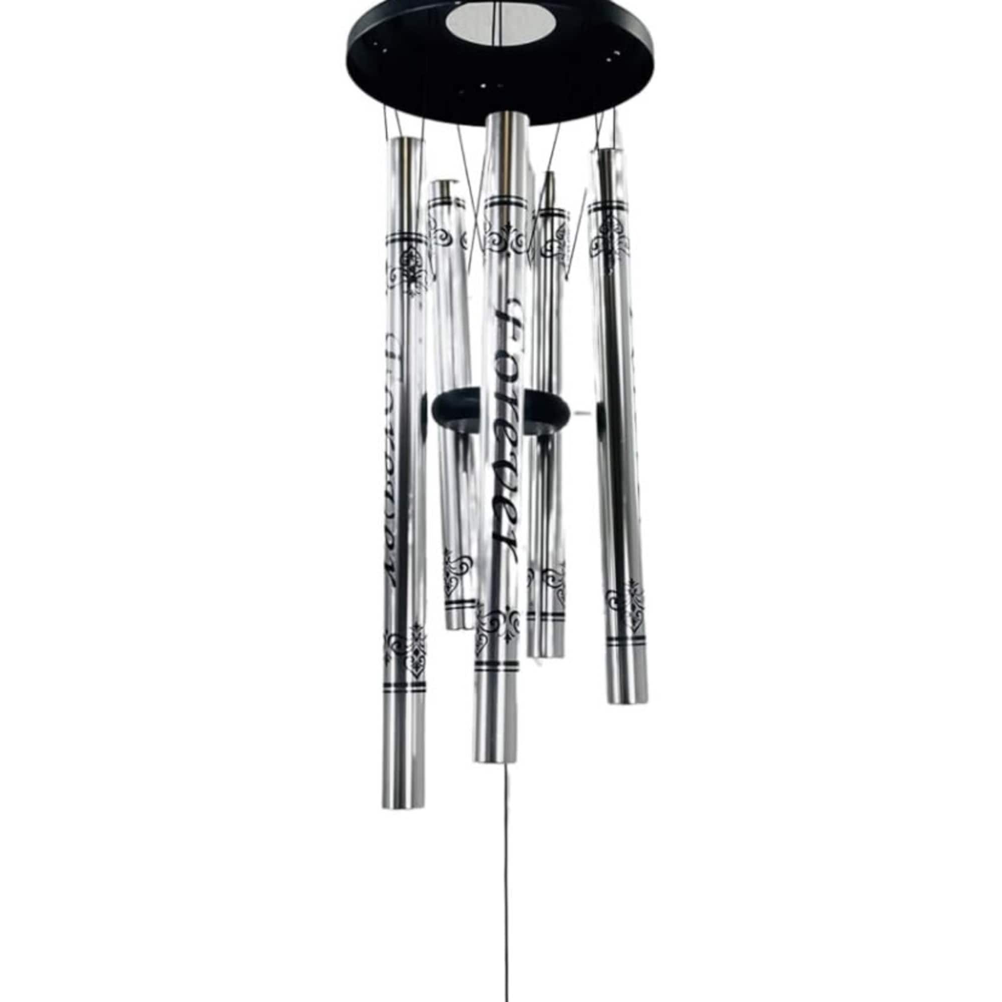 With each breeze the chimes will resonate gentle tones that soothe the