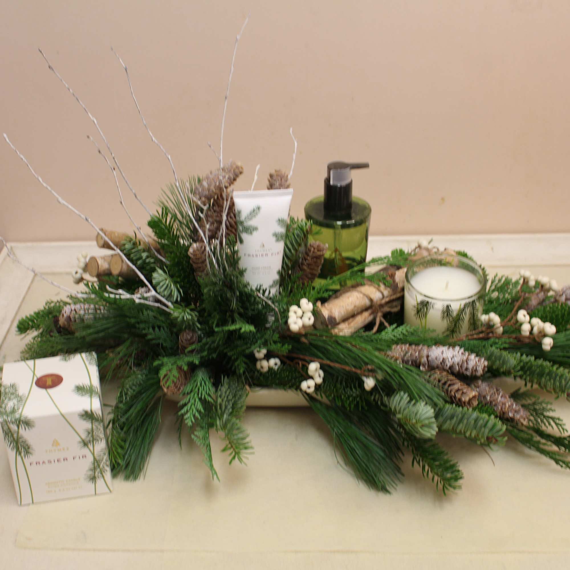 Thymes frasier fir 
This best-selling holiday candle is a staple for the