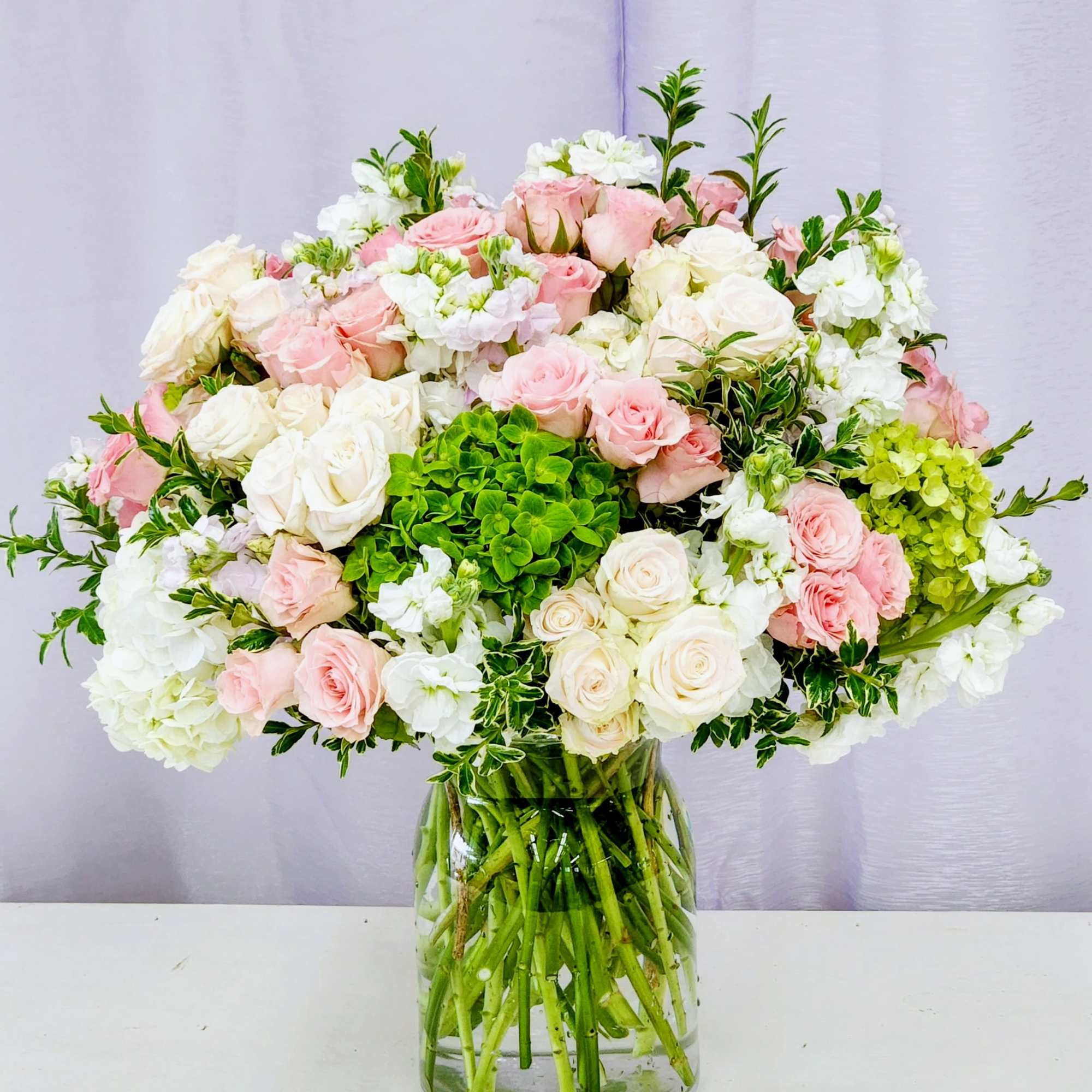 Bring calm and charm to any space with our Soothing arrangement&mdash;a delightful