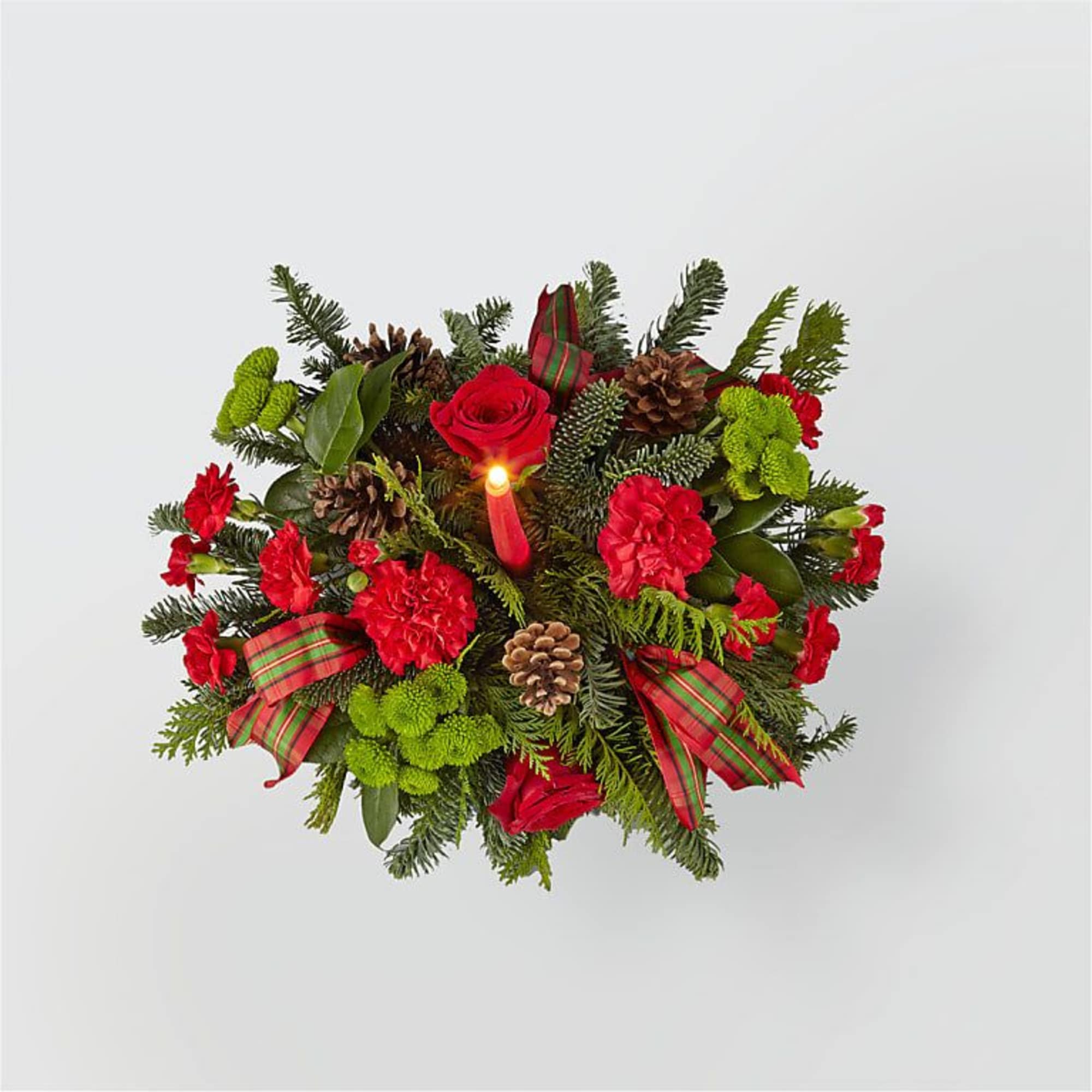 Elevate your holiday table with the By the Candlelight Centerpiece &mdash; a