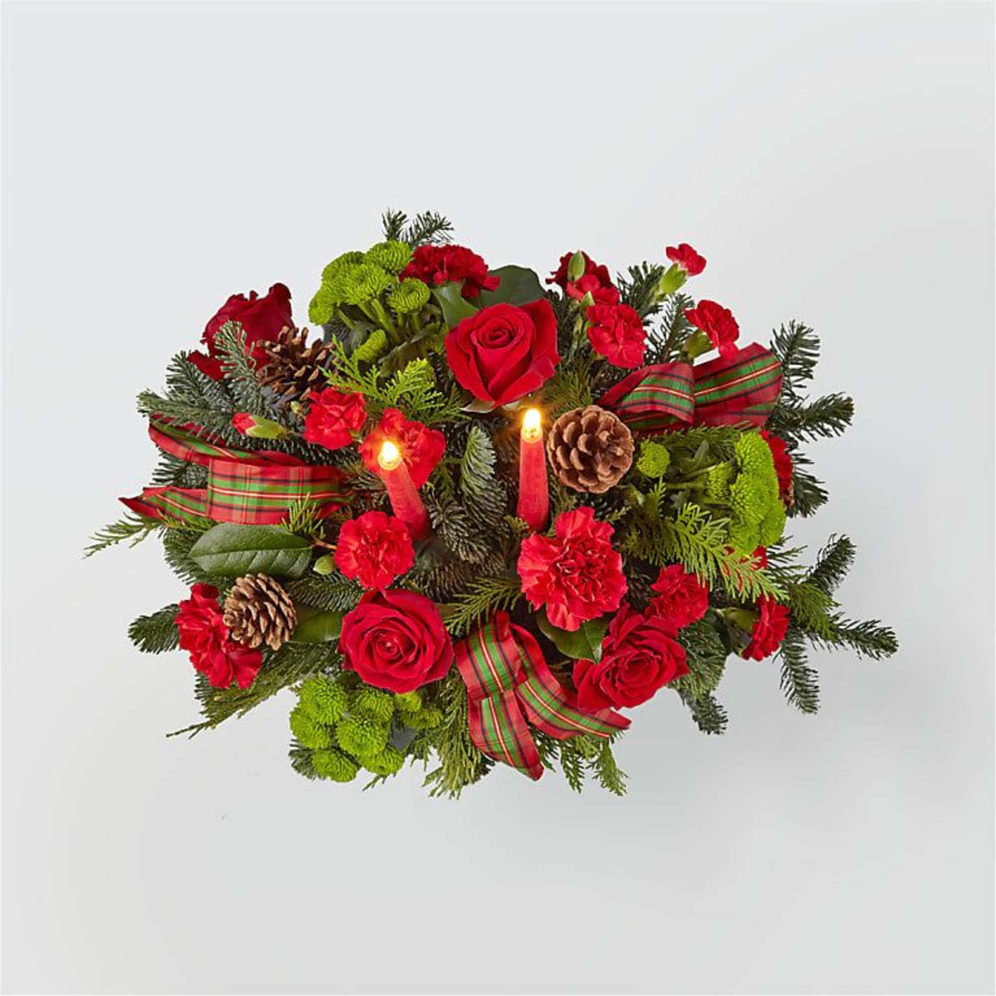 Elevate your holiday table with the By the Candlelight Centerpiece &mdash; a