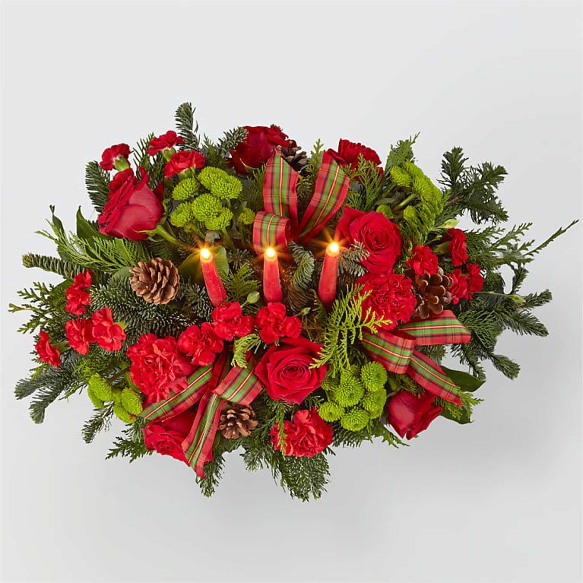 Elevate your holiday table with the By the Candlelight Centerpiece &mdash; a