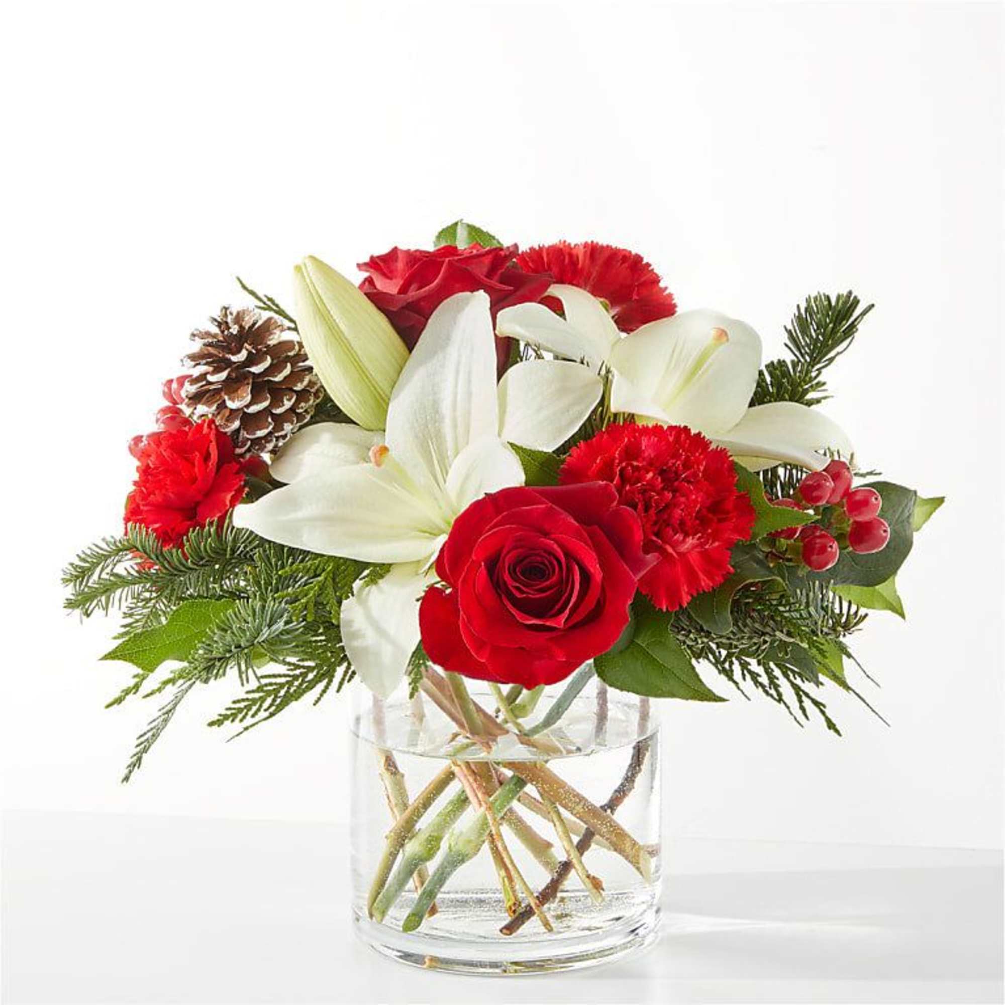 Infuse your holiday season with radiant cheer and vibrant blooms, designed to