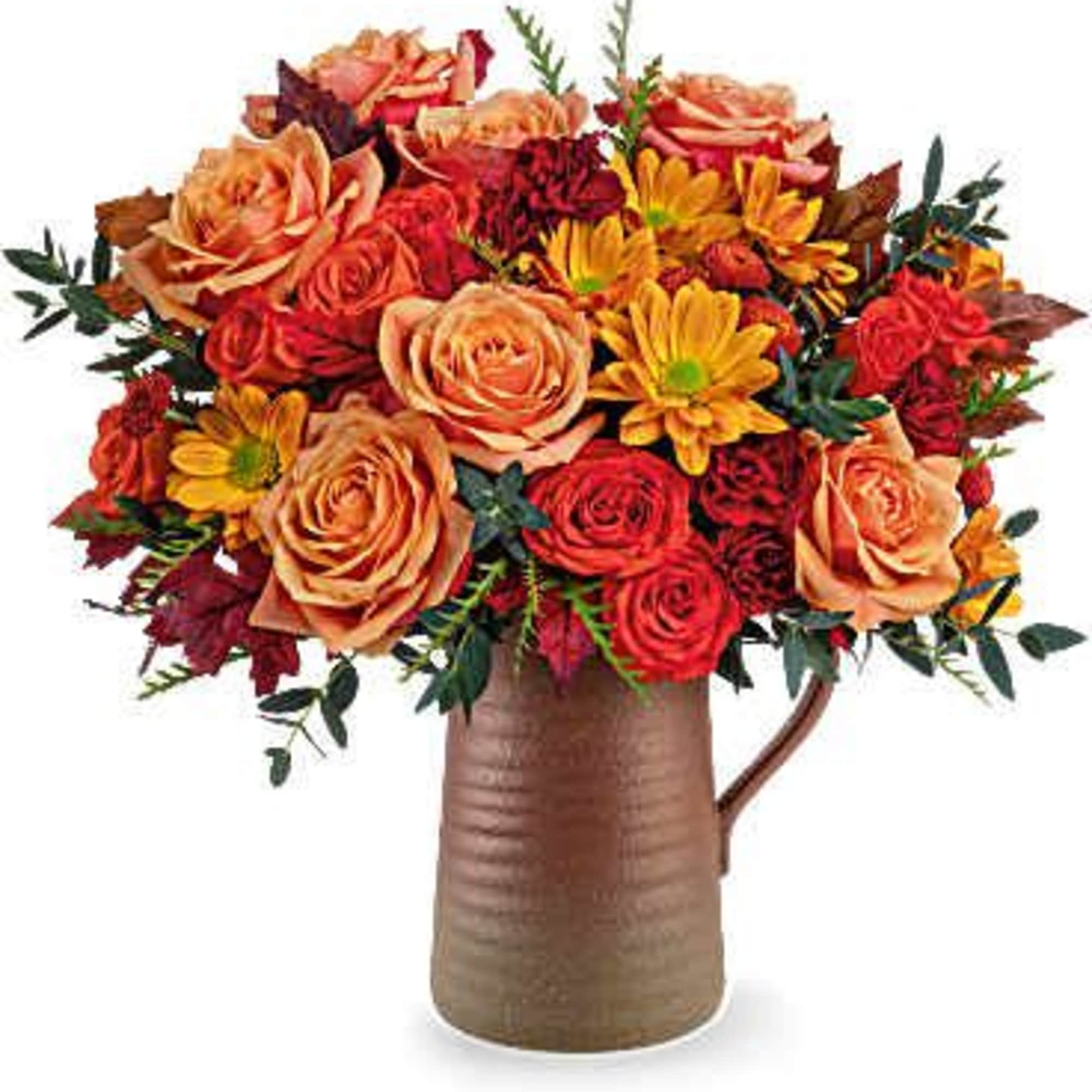 Celebrate fall with Teleflora&#039;s Terra Bloom Bouquet, a stunning mix of autumn