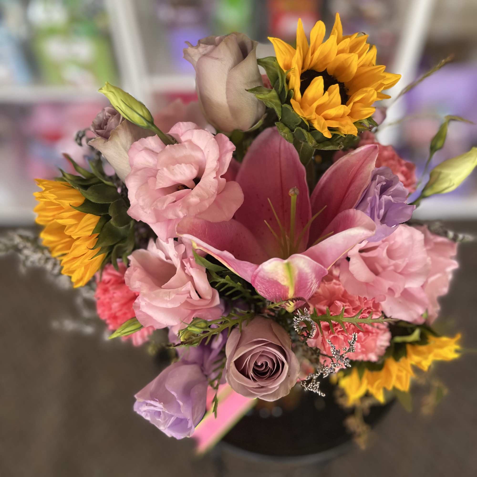 Fresh flowers in vase  