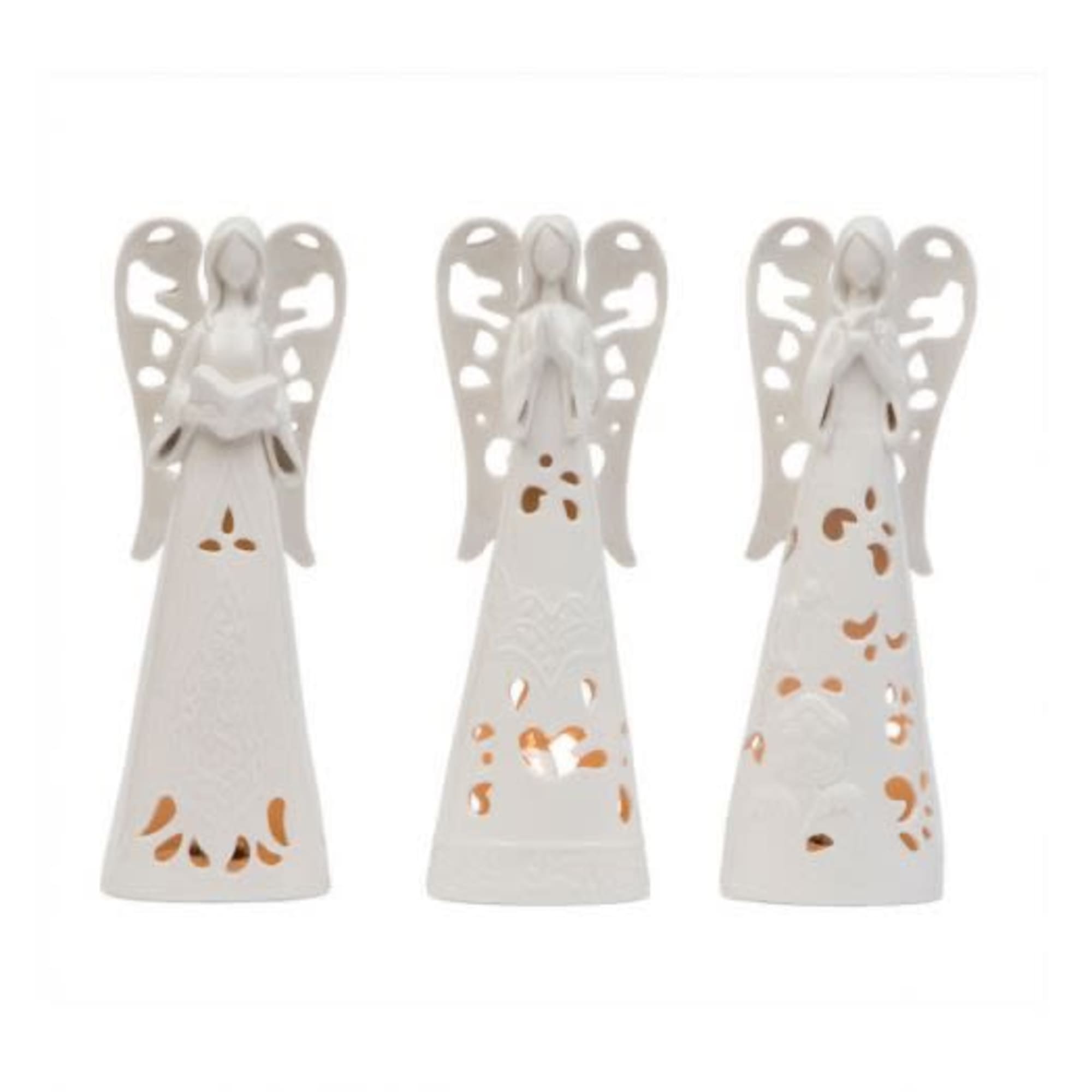 12 inch light up corded Angel. The angel received is dependent on